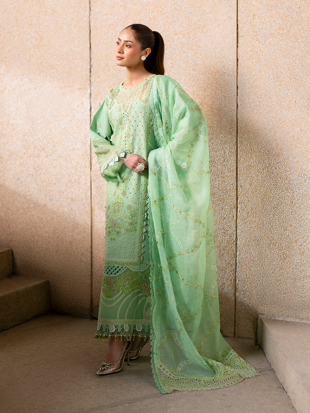 Parishay | Dil e Raqsam Festive Eid Lawn | DR-11 - Official Parishay stockist in UK - Sakeena London