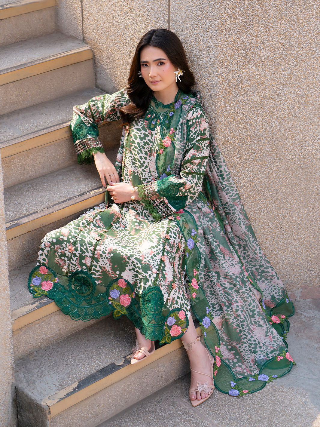 Parishay | Dil e Raqsam Festive Eid Lawn | DR-13 - Official Parishay stockist in UK - Sakeena London