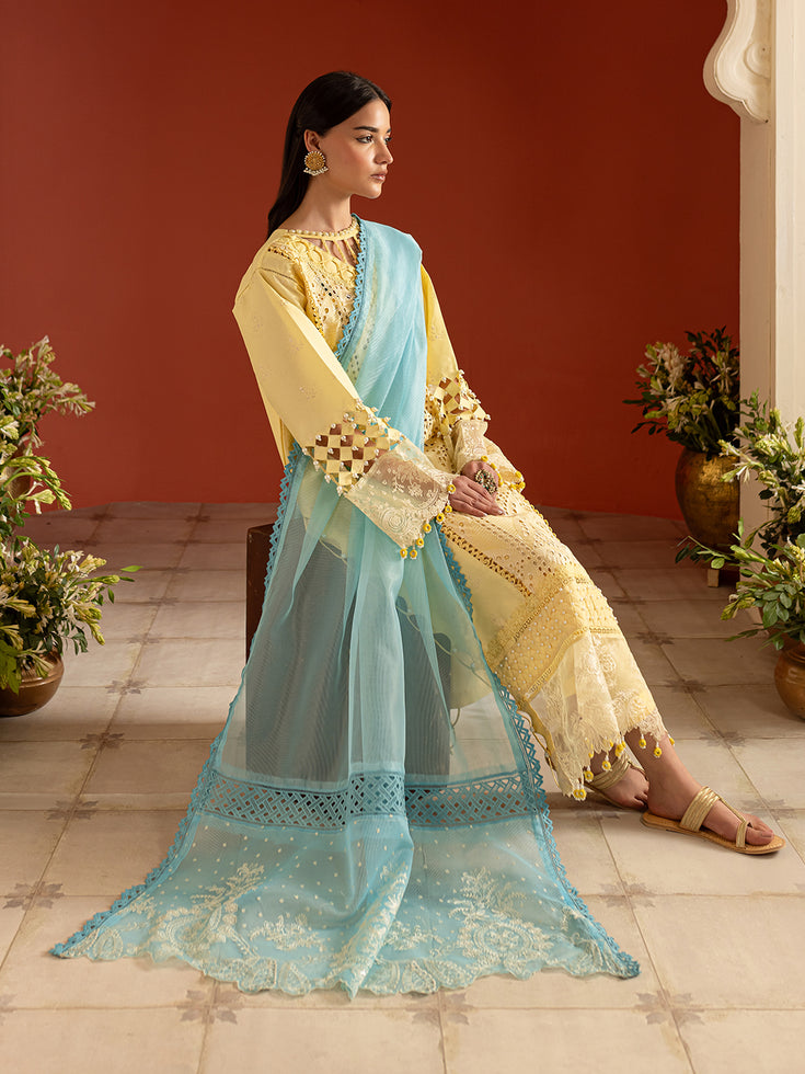 Parishay | Dastan e Noor Lawn | DSC-11 - Official Parishay stockist in UK - Sakeena London