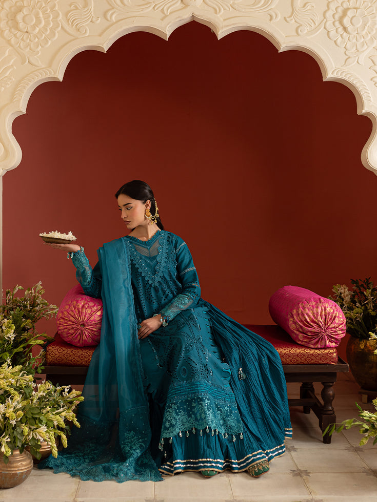 Parishay | Dastan e Noor Lawn | DSC-12 - Official Parishay stockist in UK - Sakeena London