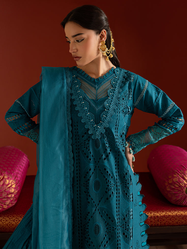 Parishay | Dastan e Noor Lawn | DSC-12 - Official Parishay stockist in UK - Sakeena London