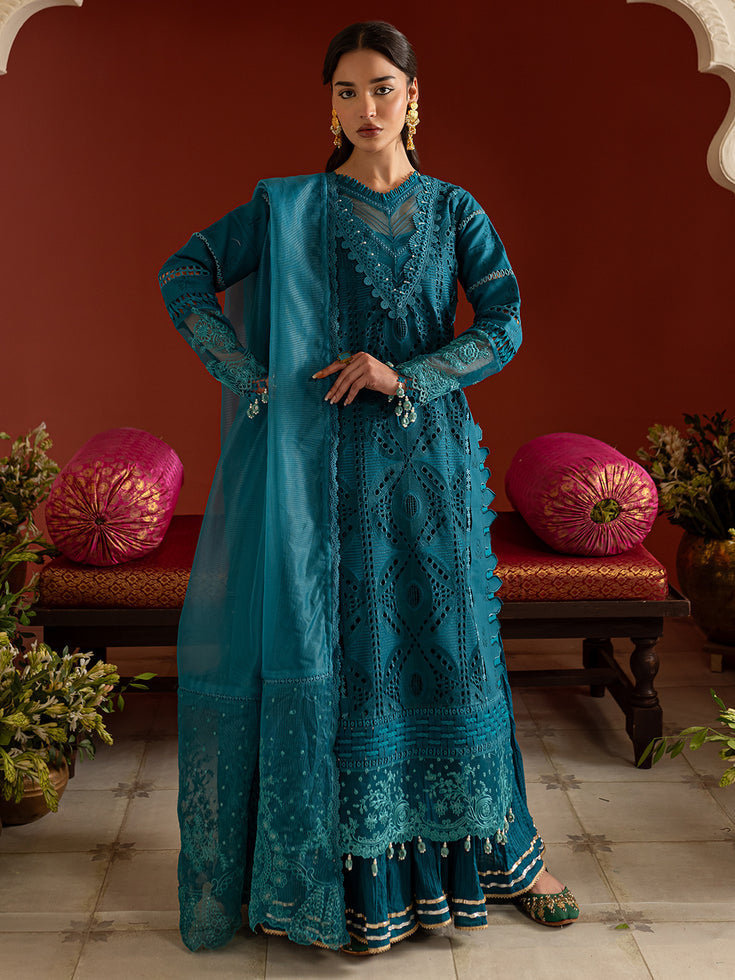 Parishay | Dastan e Noor Lawn | DSC-12 - Official Parishay stockist in UK - Sakeena London