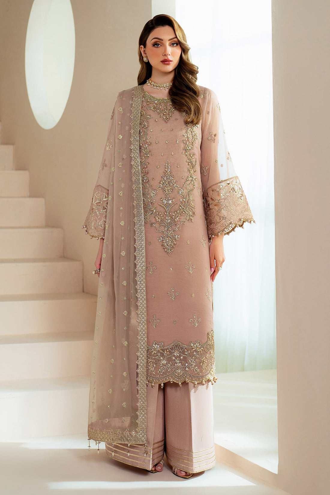 Alizeh | Aymal Chiffon | AF-BHM-4043-Jade - Official Alizeh stockist in UK - Sakeena London