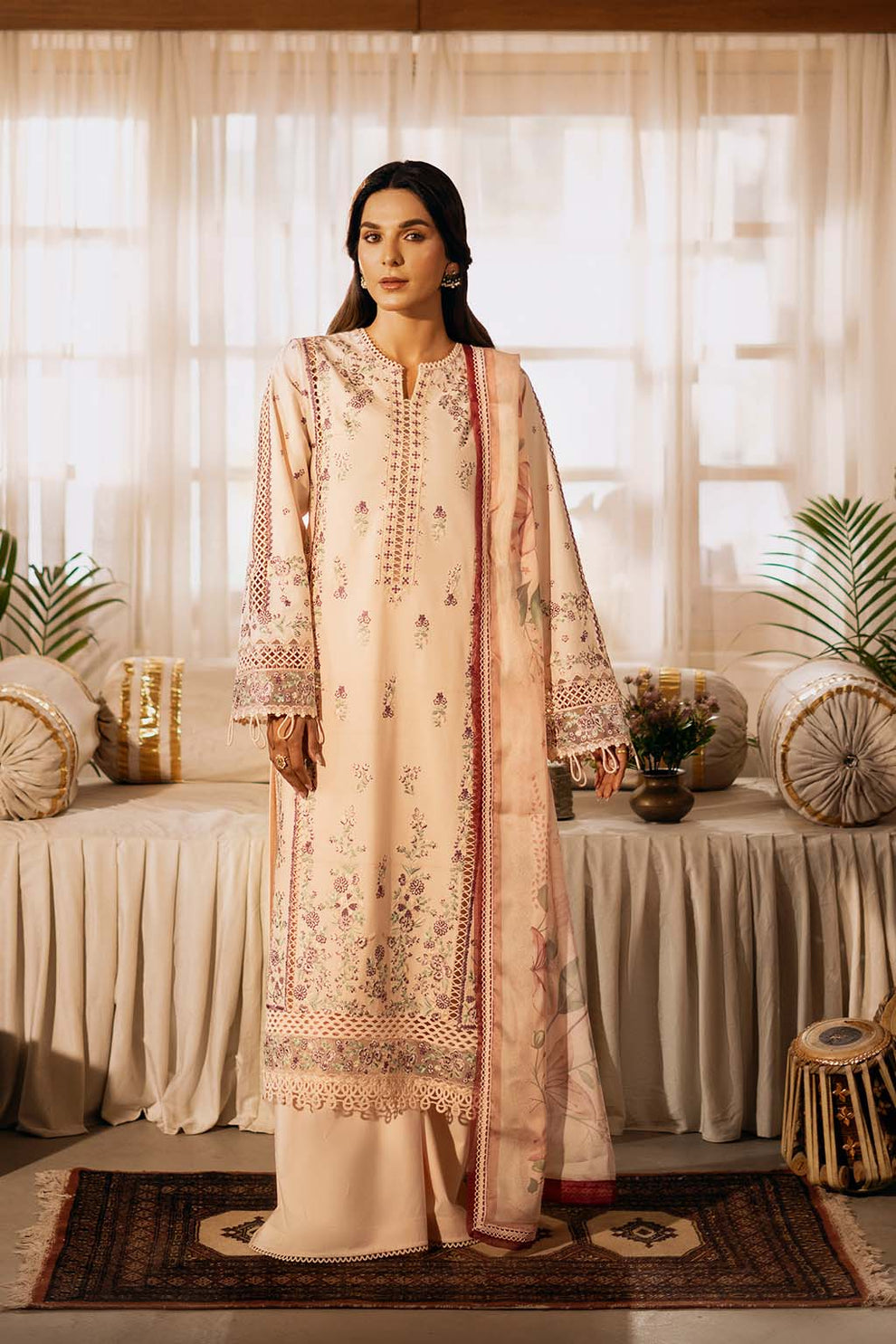 Zarposh | Sajni Lawn 25 | Gulbano - Official Zarposh stockist in UK - Sakeena London