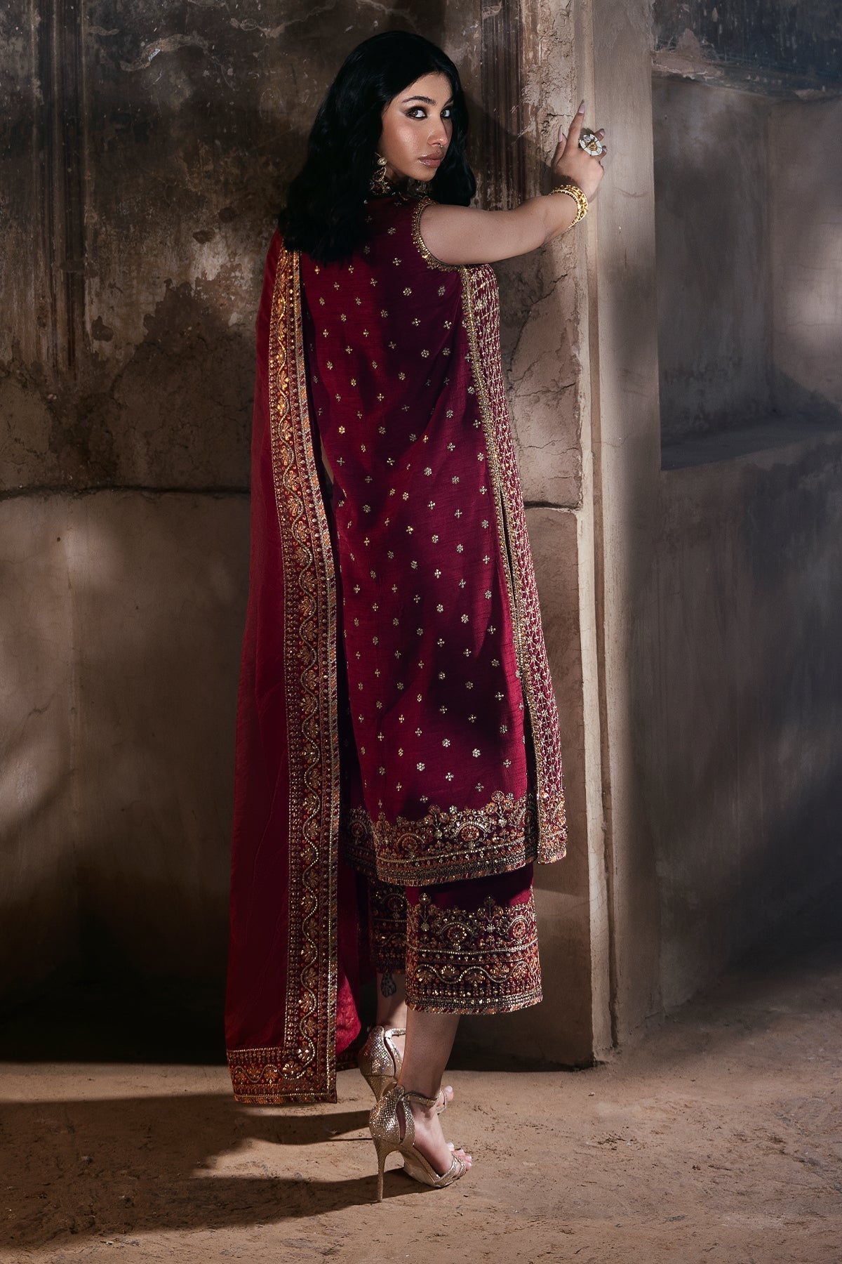 Mina Kashif | Virsa Wedding Formals | Leila - Official Mina Kashif stockist in UK - Sakeena London