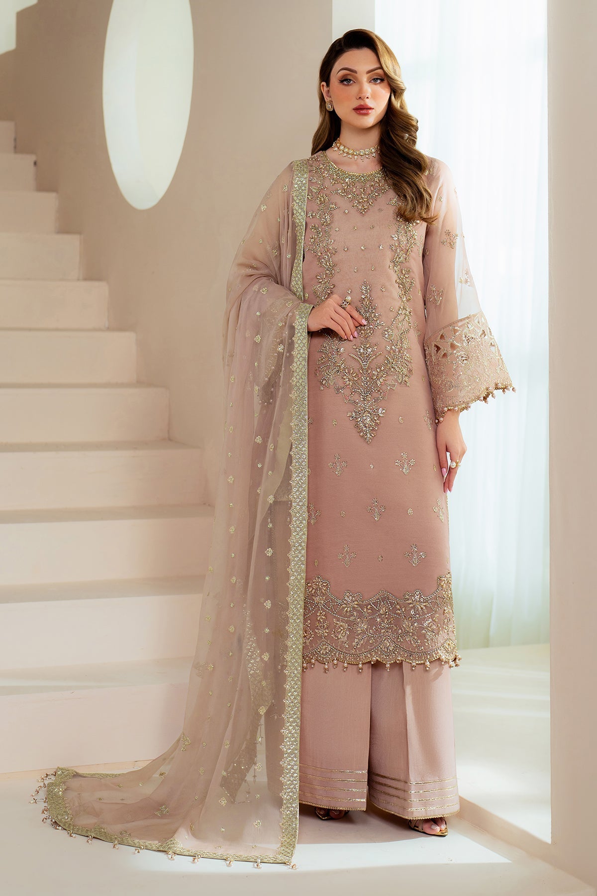 Alizeh | Aymal Chiffon | AF-BHM-4043-Jade - Official Alizeh stockist in UK - Sakeena London