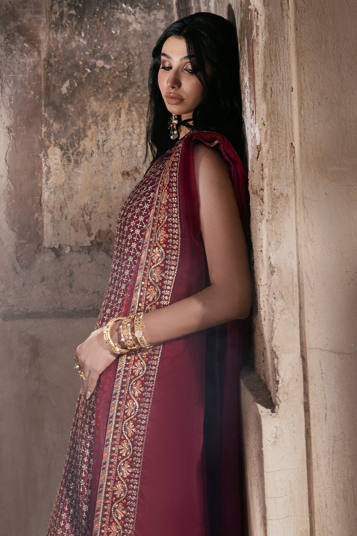 Mina Kashif | Virsa Wedding Formals | Leila - Official Mina Kashif stockist in UK - Sakeena London