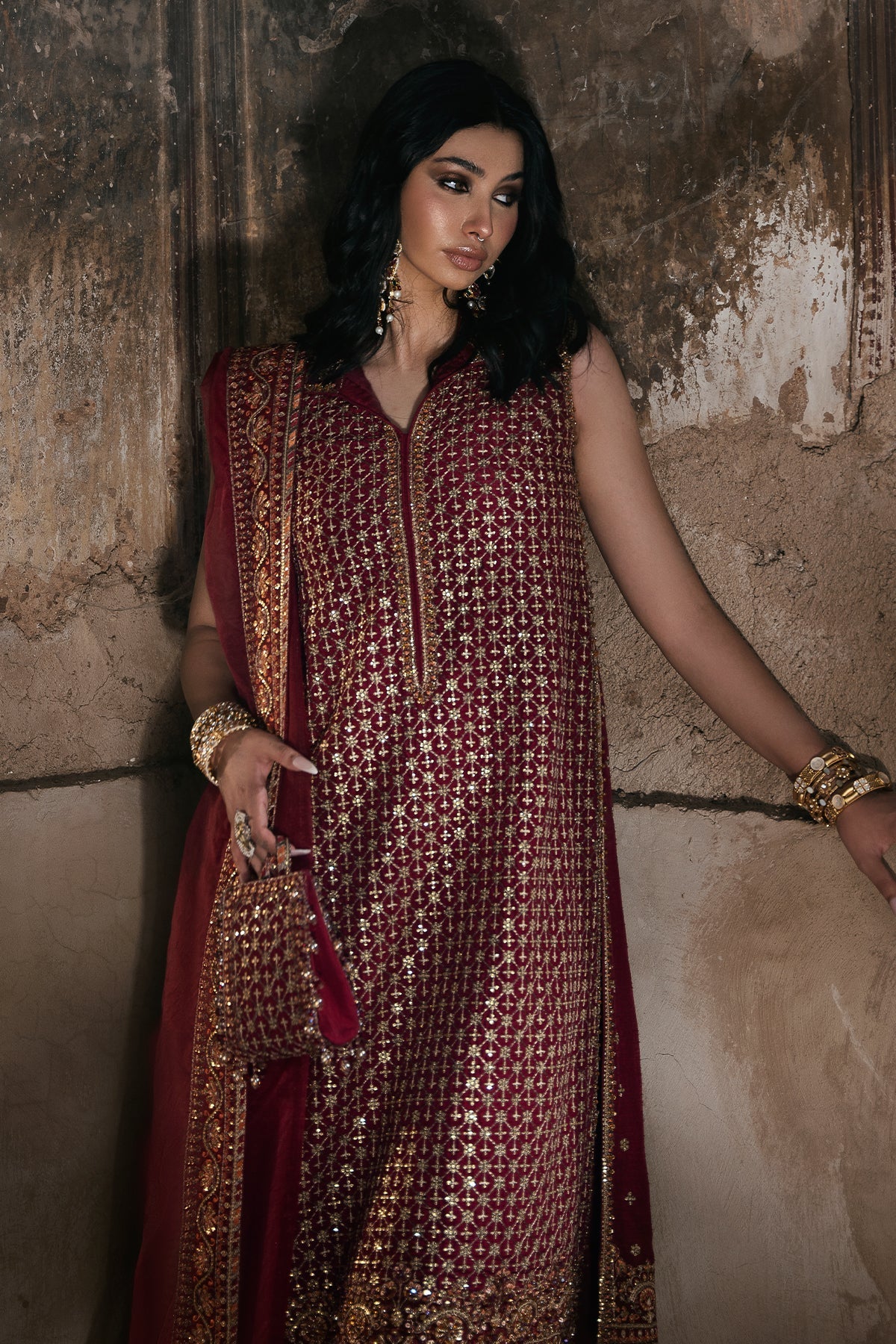 Mina Kashif | Virsa Wedding Formals | Leila - Official Mina Kashif stockist in UK - Sakeena London