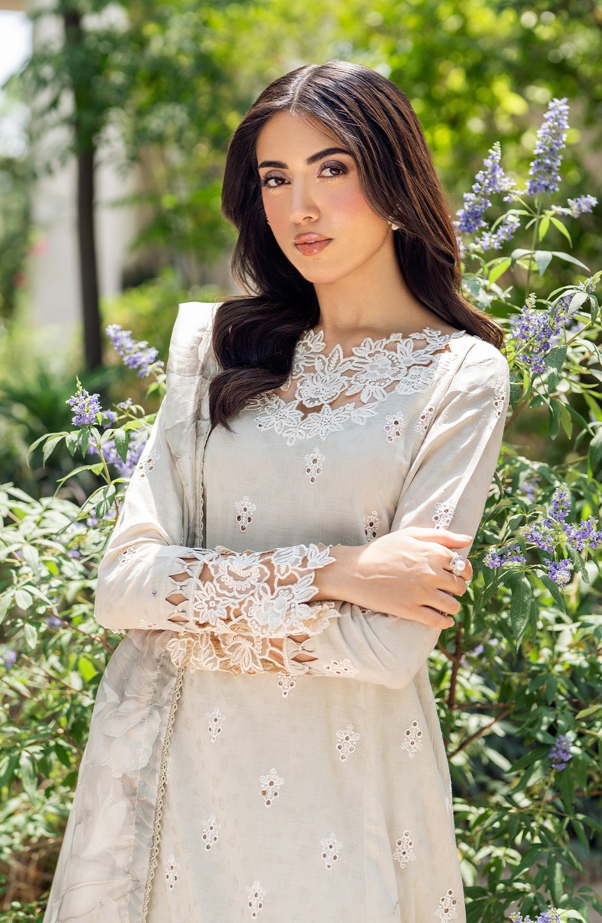 Zarif | Nura Textured Lawn 25 | ISARA - Official Zarif stockist in UK - Sakeena London