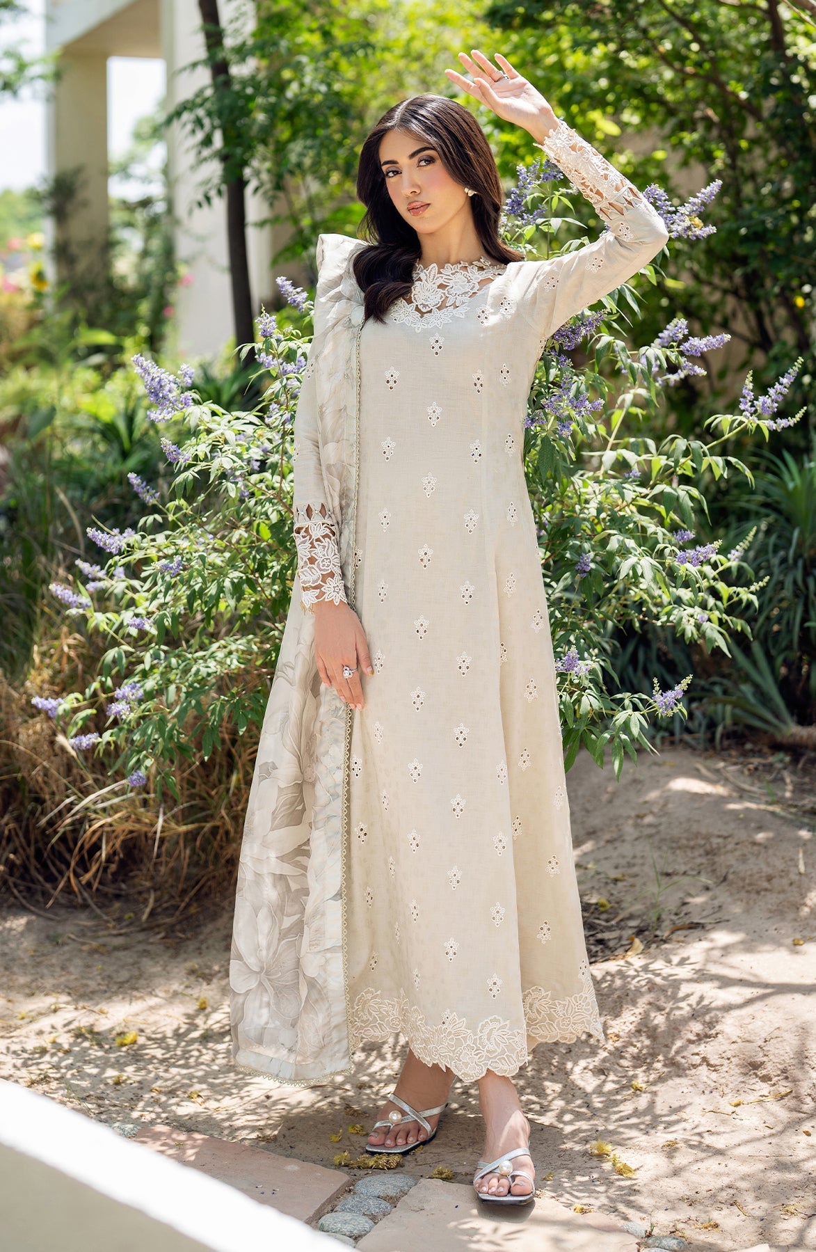 Zarif | Nura Textured Lawn 25 | ISARA - Official Zarif stockist in UK - Sakeena London
