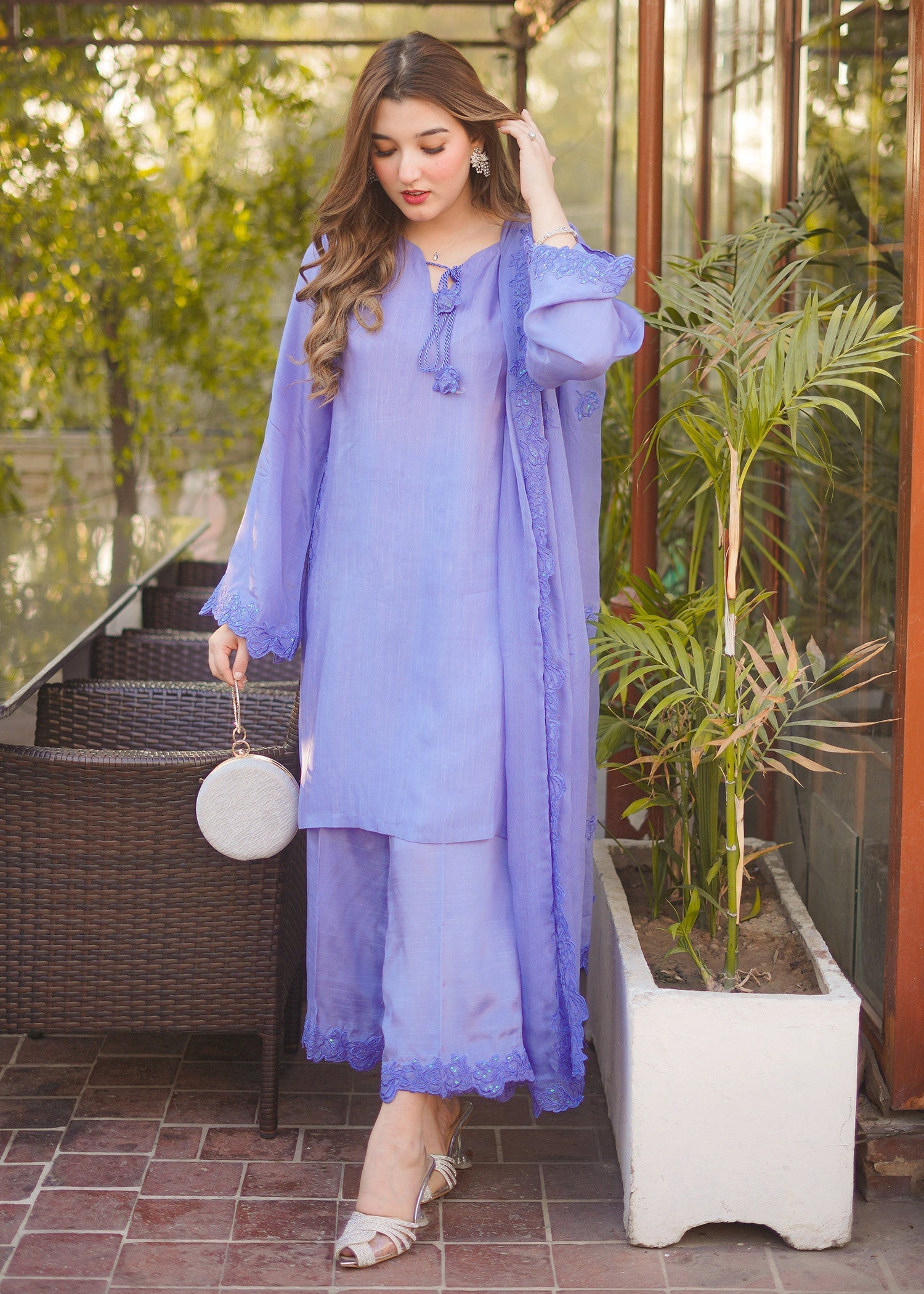 Fozia Khalid | Silk Spire | LAGOON - Official Fozia Khalid stockist in UK - Sakeena London