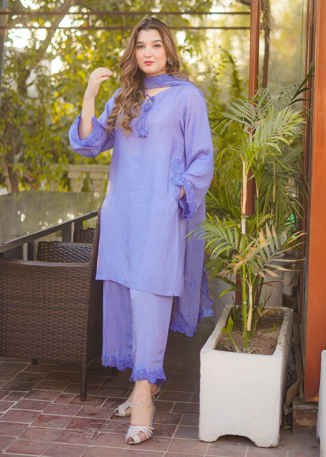Fozia Khalid | Silk Spire | LAGOON - Official Fozia Khalid stockist in UK - Sakeena London