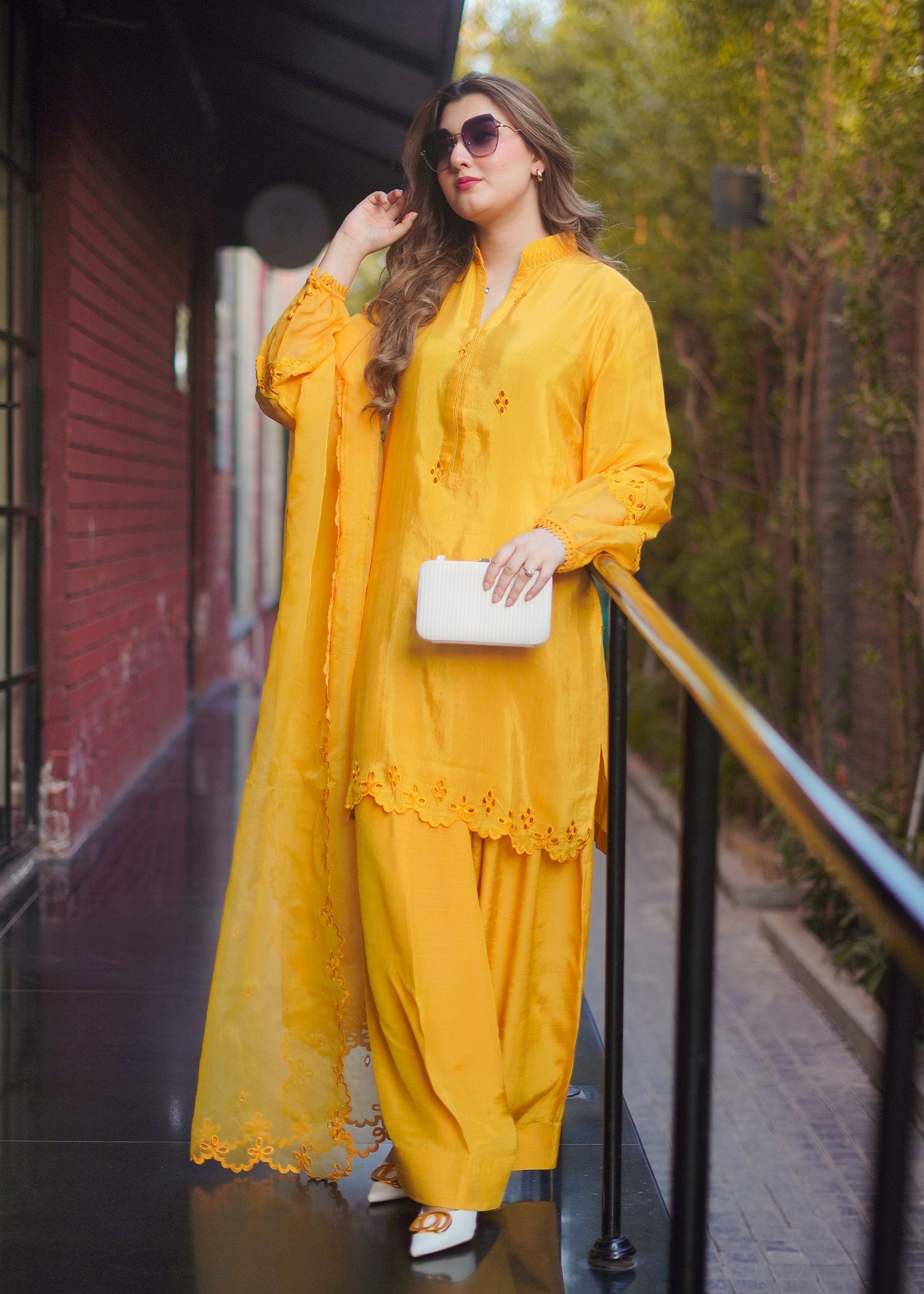 Fozia Khalid | Silk Spire | MARIGOLD - Official Sakeena London stockist in UK - Sakeena London