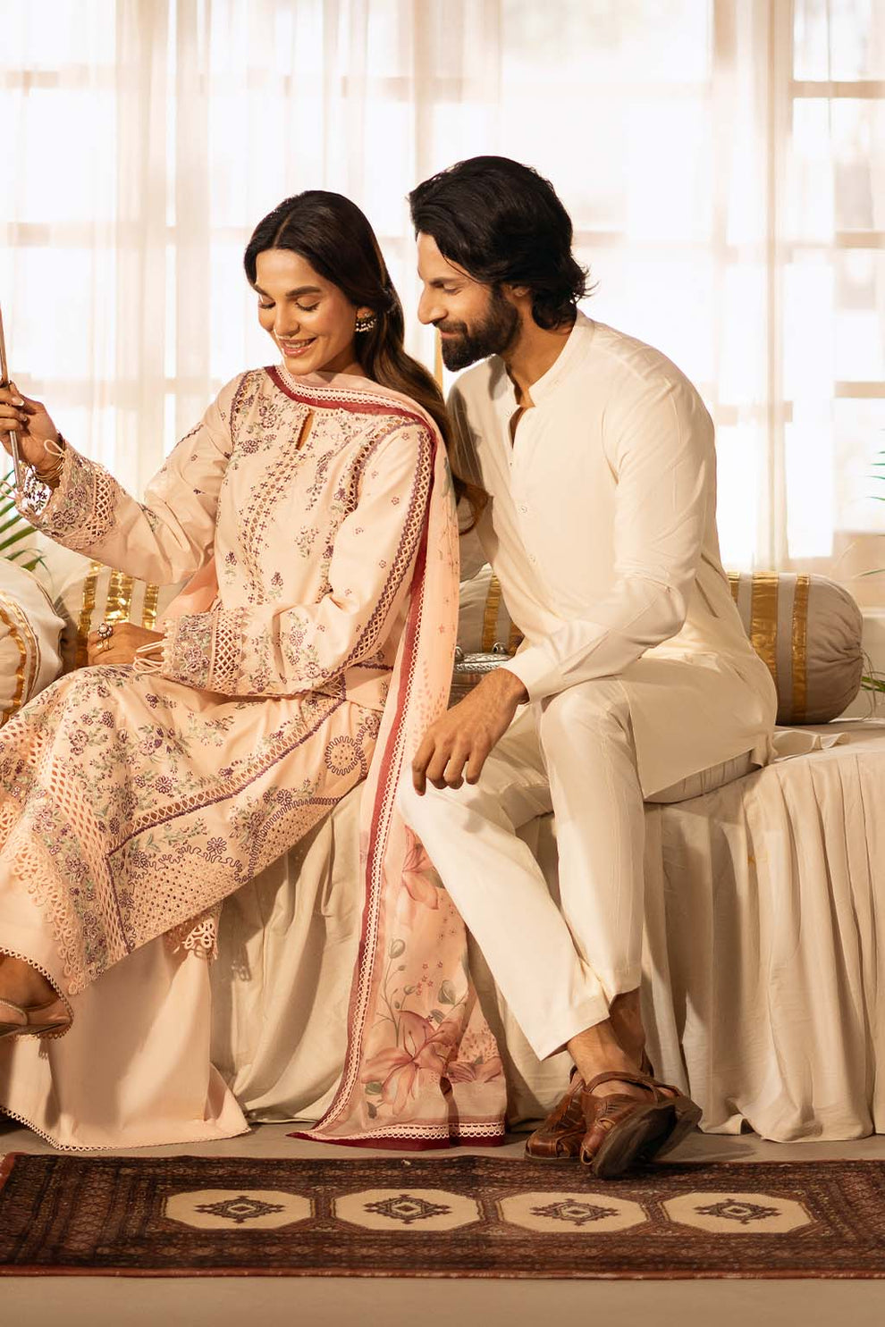 Zarposh | Sajni Lawn 25 | Gulbano - Official Zarposh stockist in UK - Sakeena London