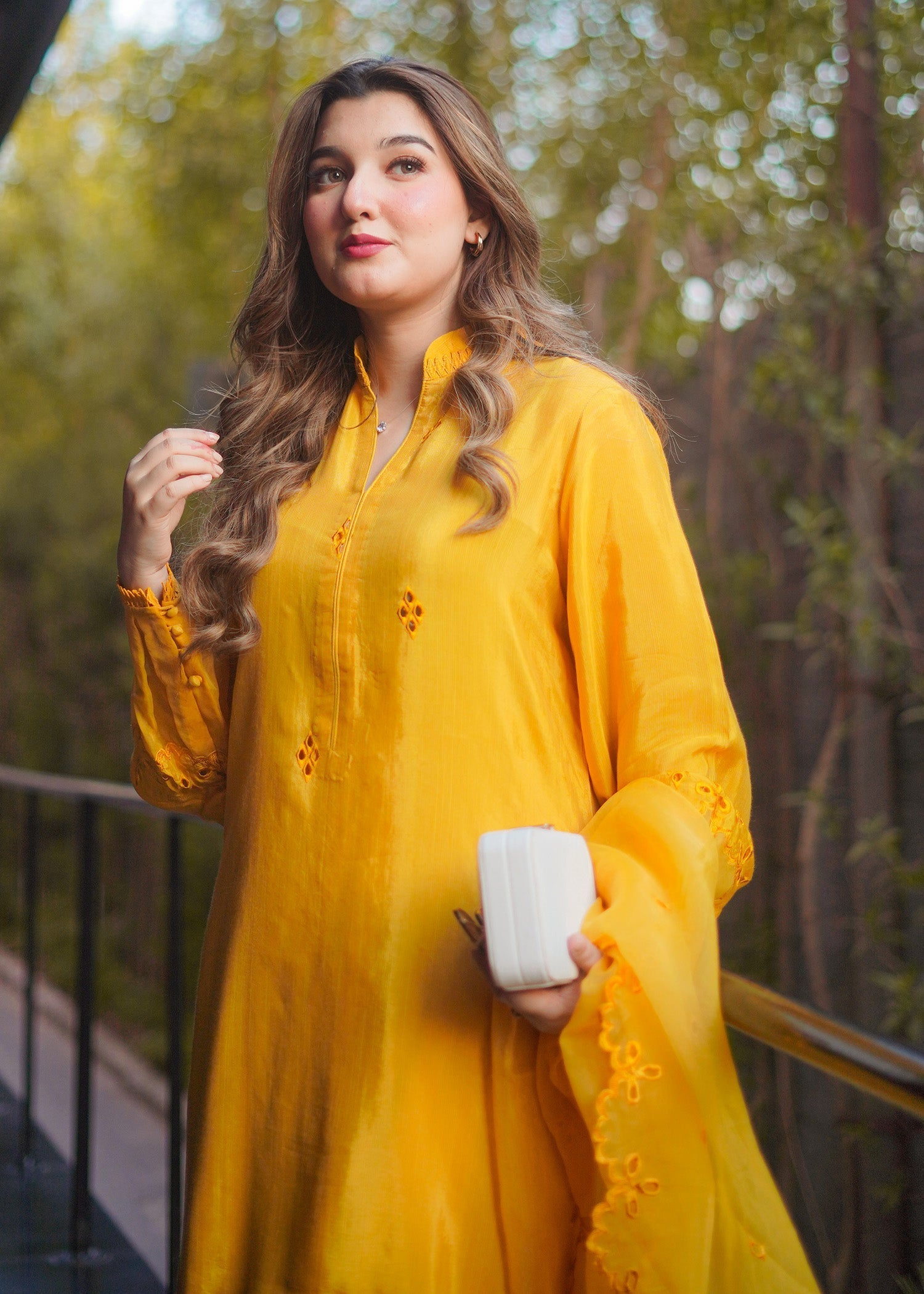 Fozia Khalid | Silk Spire | MARIGOLD - Official Sakeena London stockist in UK - Sakeena London
