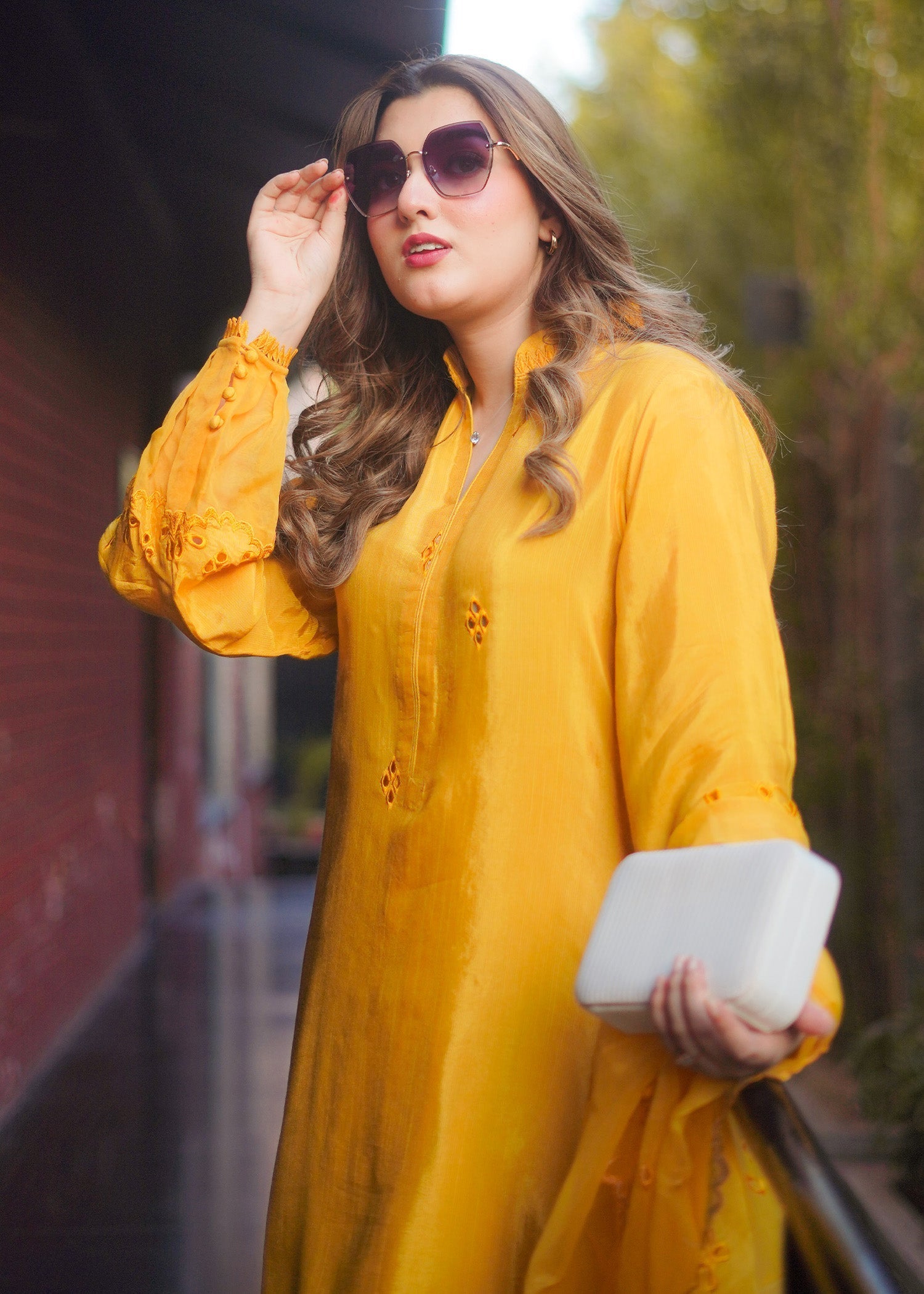 Fozia Khalid | Silk Spire | MARIGOLD - Official Sakeena London stockist in UK - Sakeena London