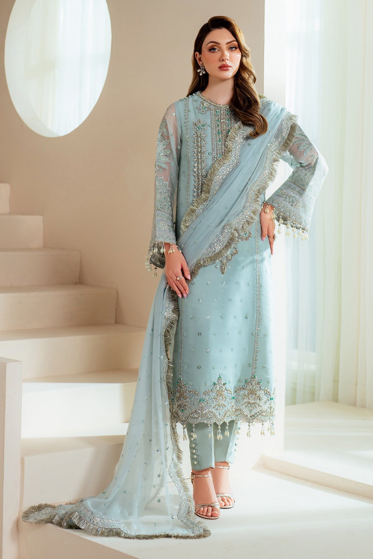 Alizeh | Aymal Chiffon | AF-BHM-4044-Orla - Official Alizeh stockist in UK - Sakeena London