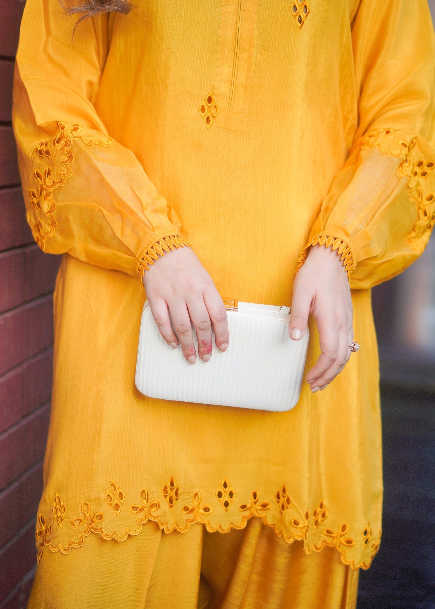 Fozia Khalid | Silk Spire | MARIGOLD - Official Sakeena London stockist in UK - Sakeena London