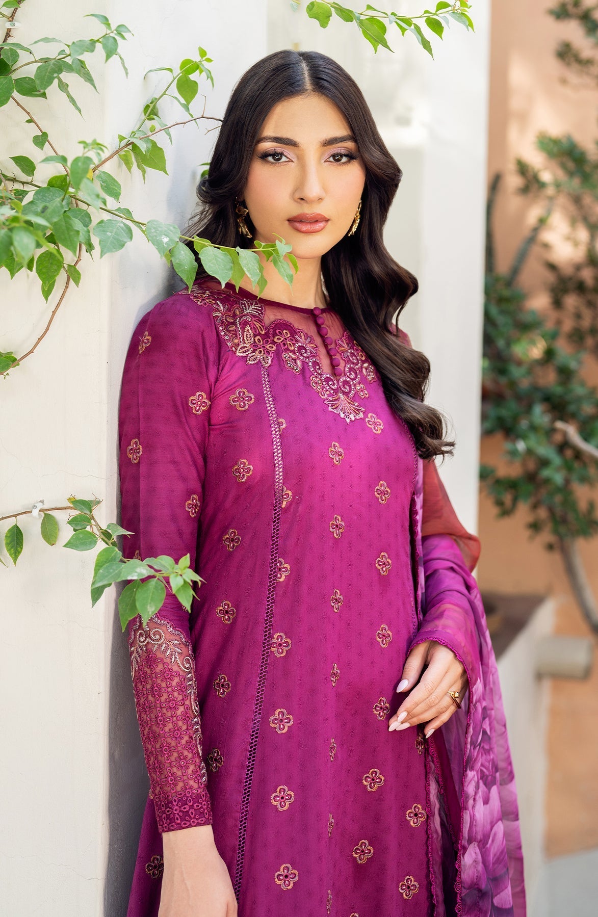 Zarif | Nura Textured Lawn 25 | MEHMAL - Official Zarif stockist in UK - Sakeena London