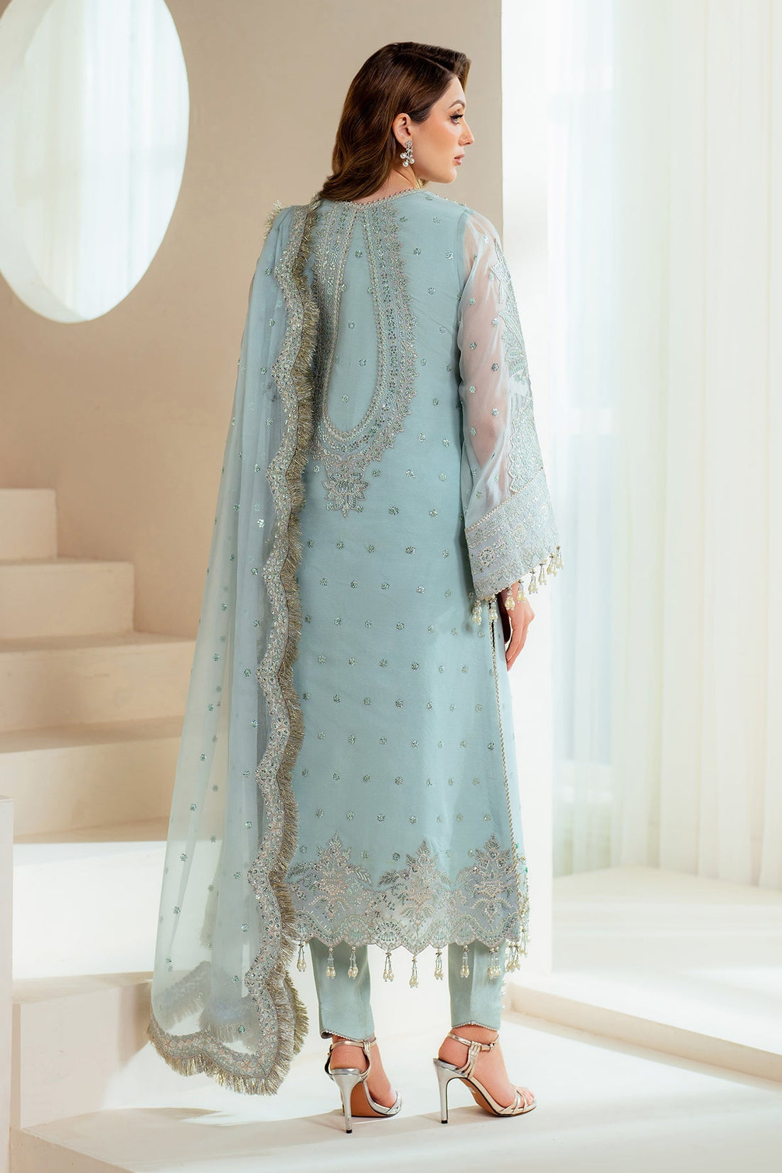 Alizeh | Aymal Chiffon | AF-BHM-4044-Orla - Official Alizeh stockist in UK - Sakeena London