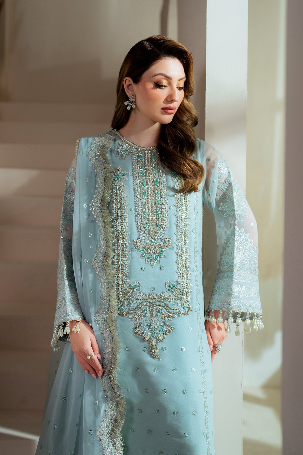 Alizeh | Aymal Chiffon | AF-BHM-4044-Orla - Official Alizeh stockist in UK - Sakeena London