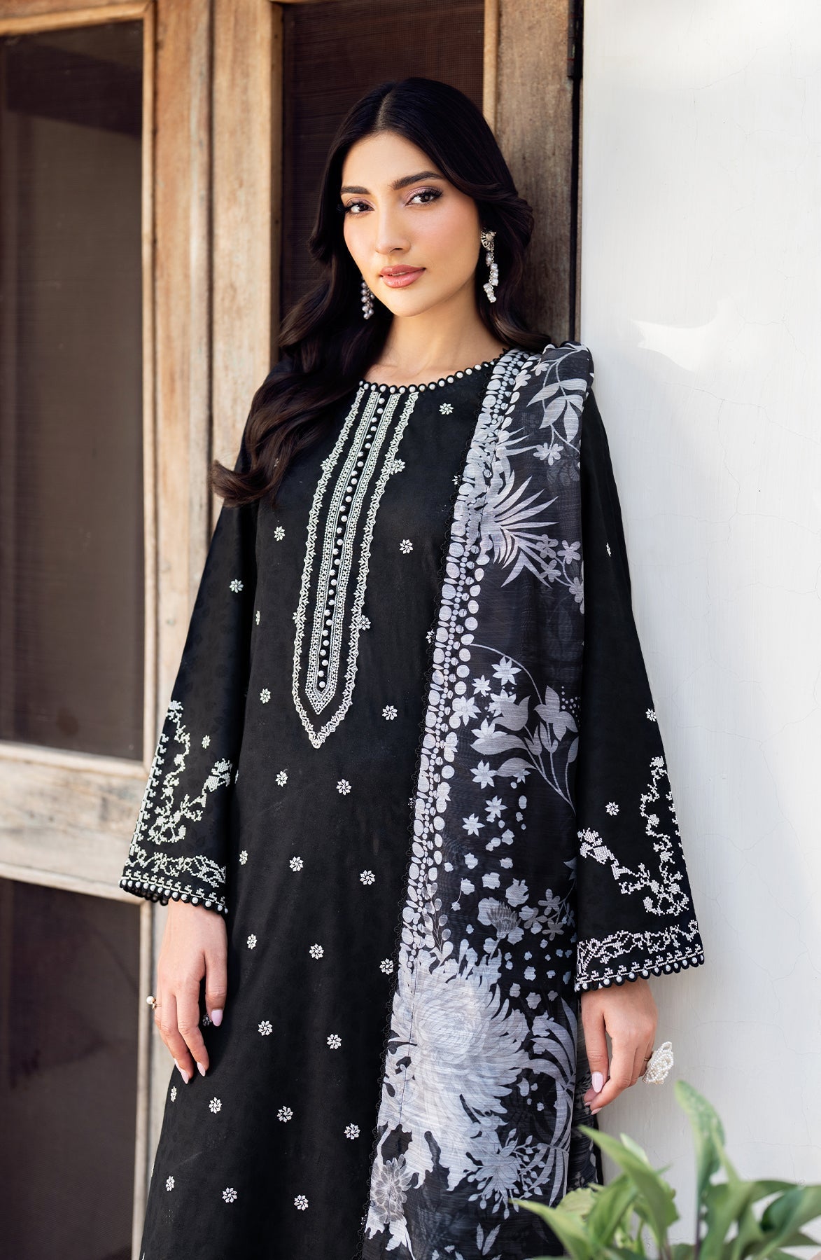 Zarif | Nura Textured Lawn 25 | MILHA - Official Zarif stockist in UK - Sakeena London