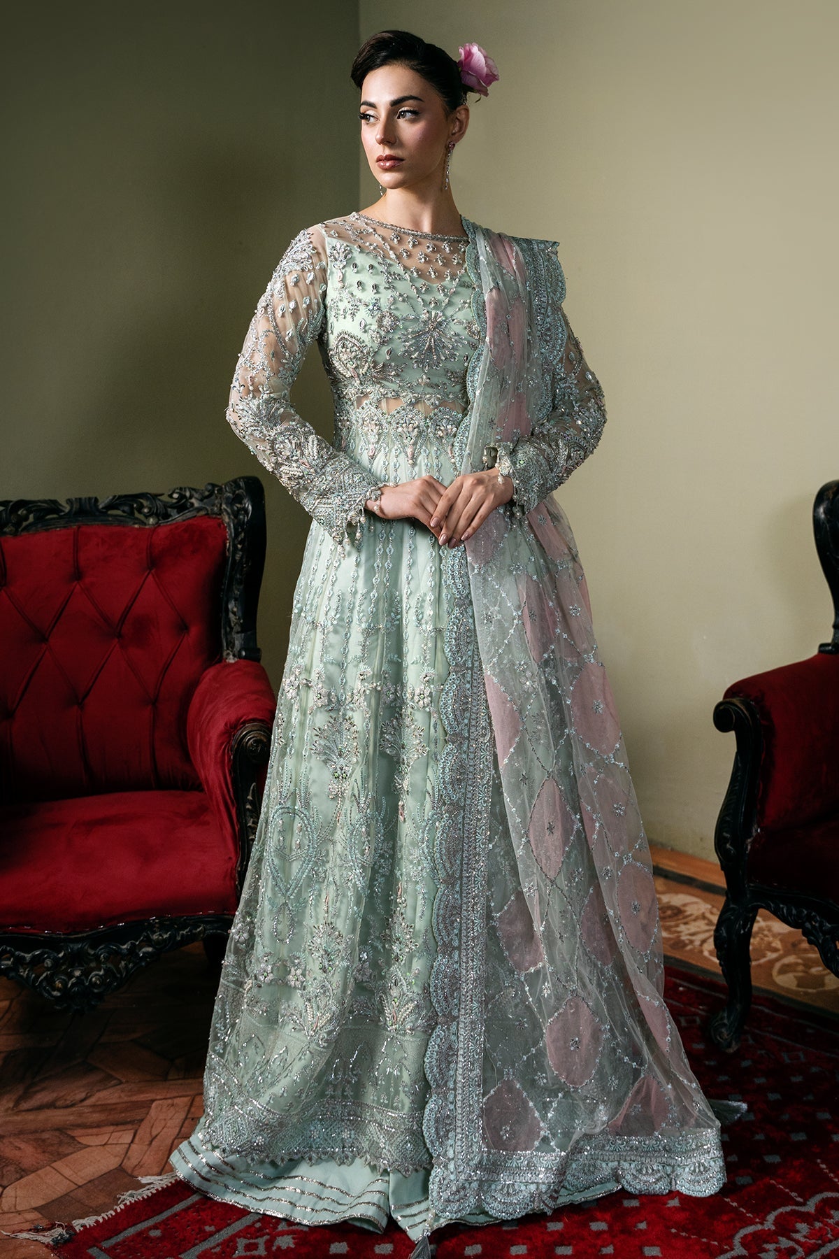 Mina Kashif | Kahani Formals | Zarpash - Official Mina Kashif stockist in UK - Sakeena London
