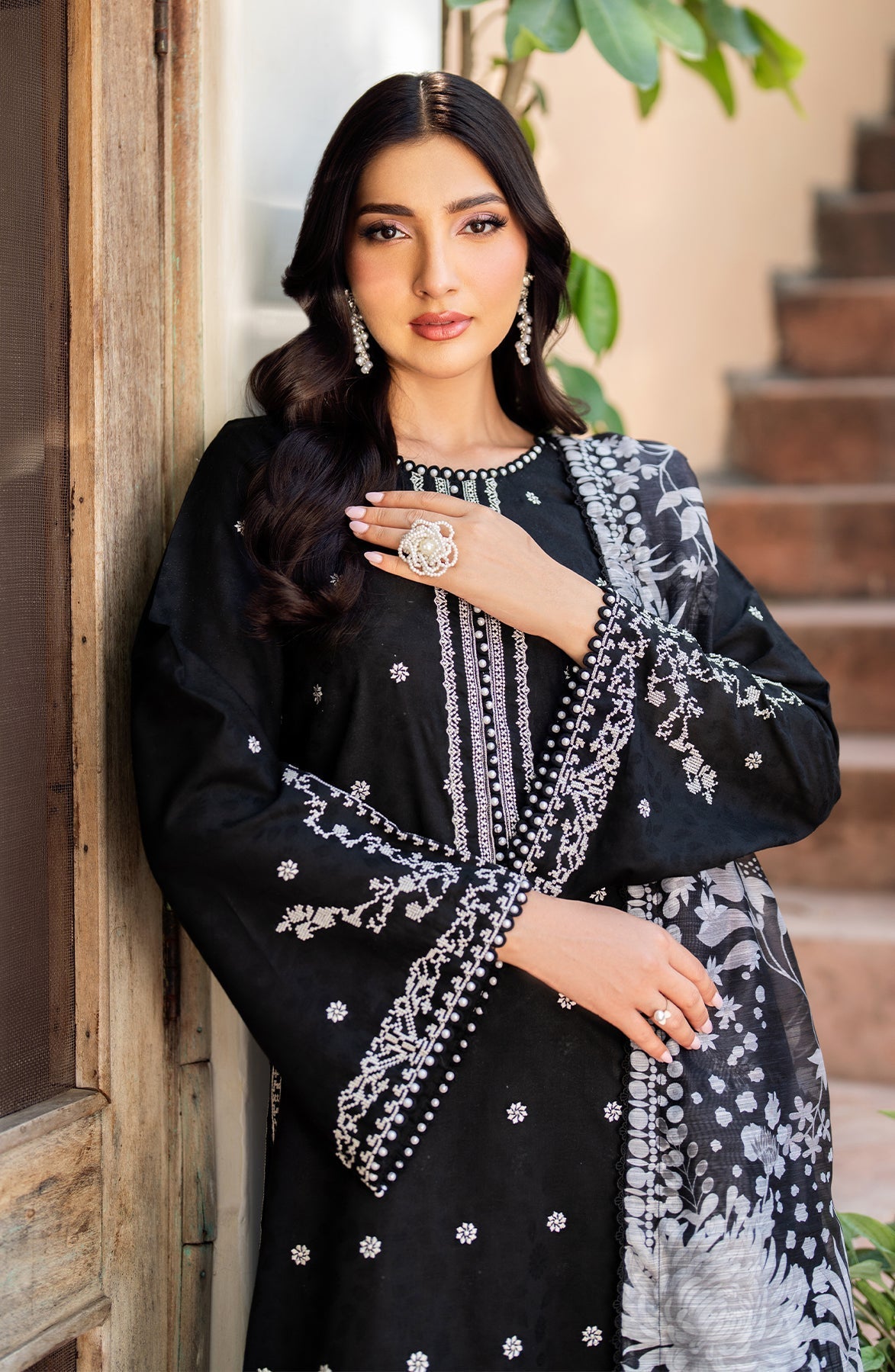 Zarif | Nura Textured Lawn 25 | MILHA - Official Zarif stockist in UK - Sakeena London