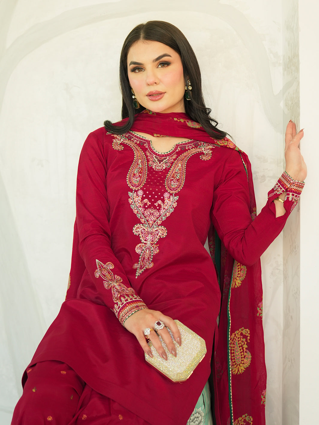 Faiza Faisal | Mayal Festive Pret 25 | JINAN - Official Faiza Faisal stockist in UK - Sakeena London