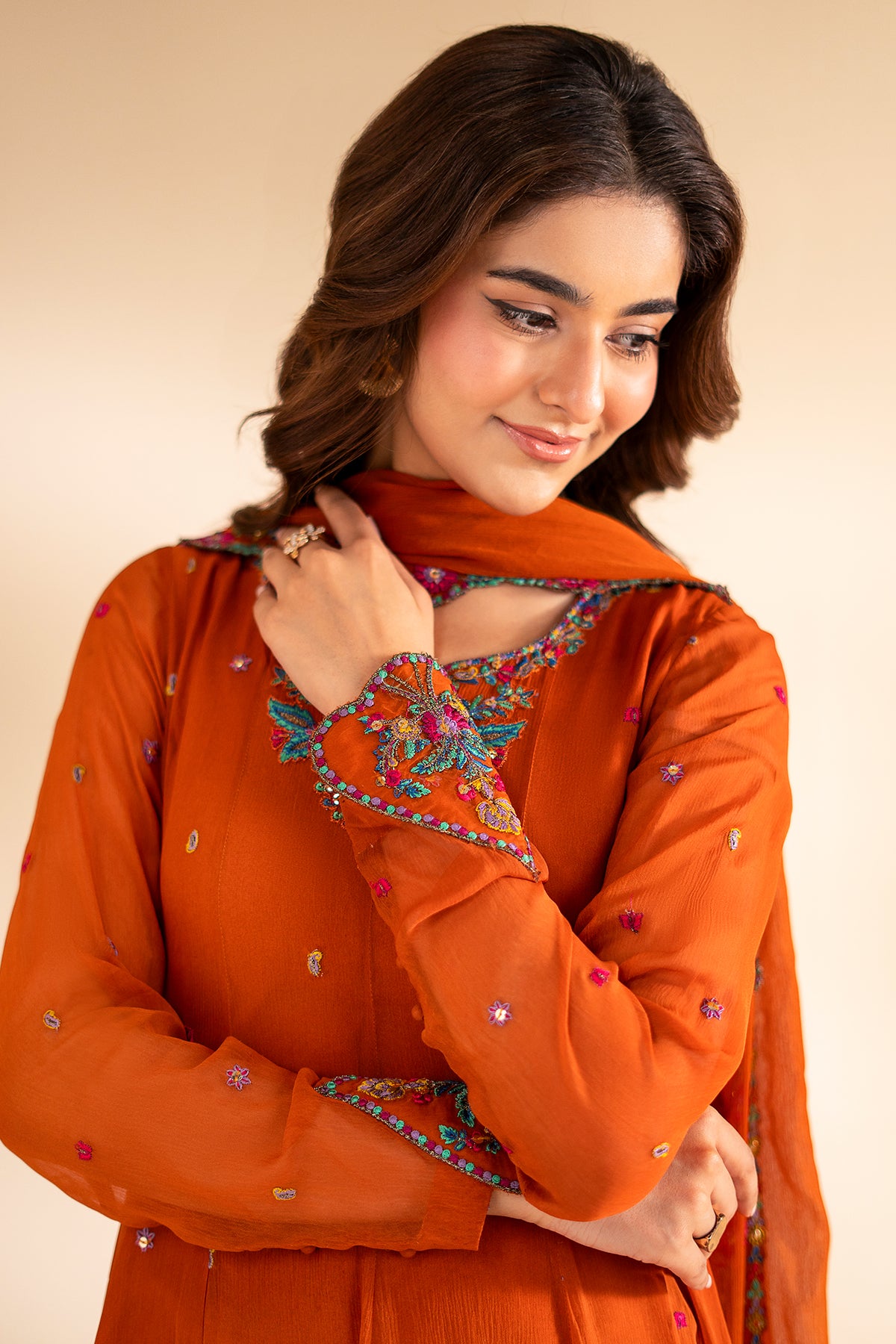 Charizma | Festive Pret | 3-PC Embroidered Chiffon CMA-6-319