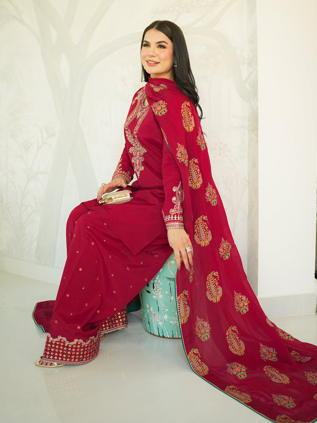 Faiza Faisal | Mayal Festive Pret 25 | JINAN - Official Faiza Faisal stockist in UK - Sakeena London