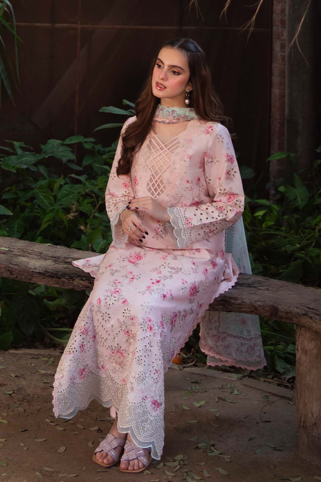Neeshay | Summer Lines Printkari 25 | PECHE - Official Neeshay stockist in UK - Sakeena London
