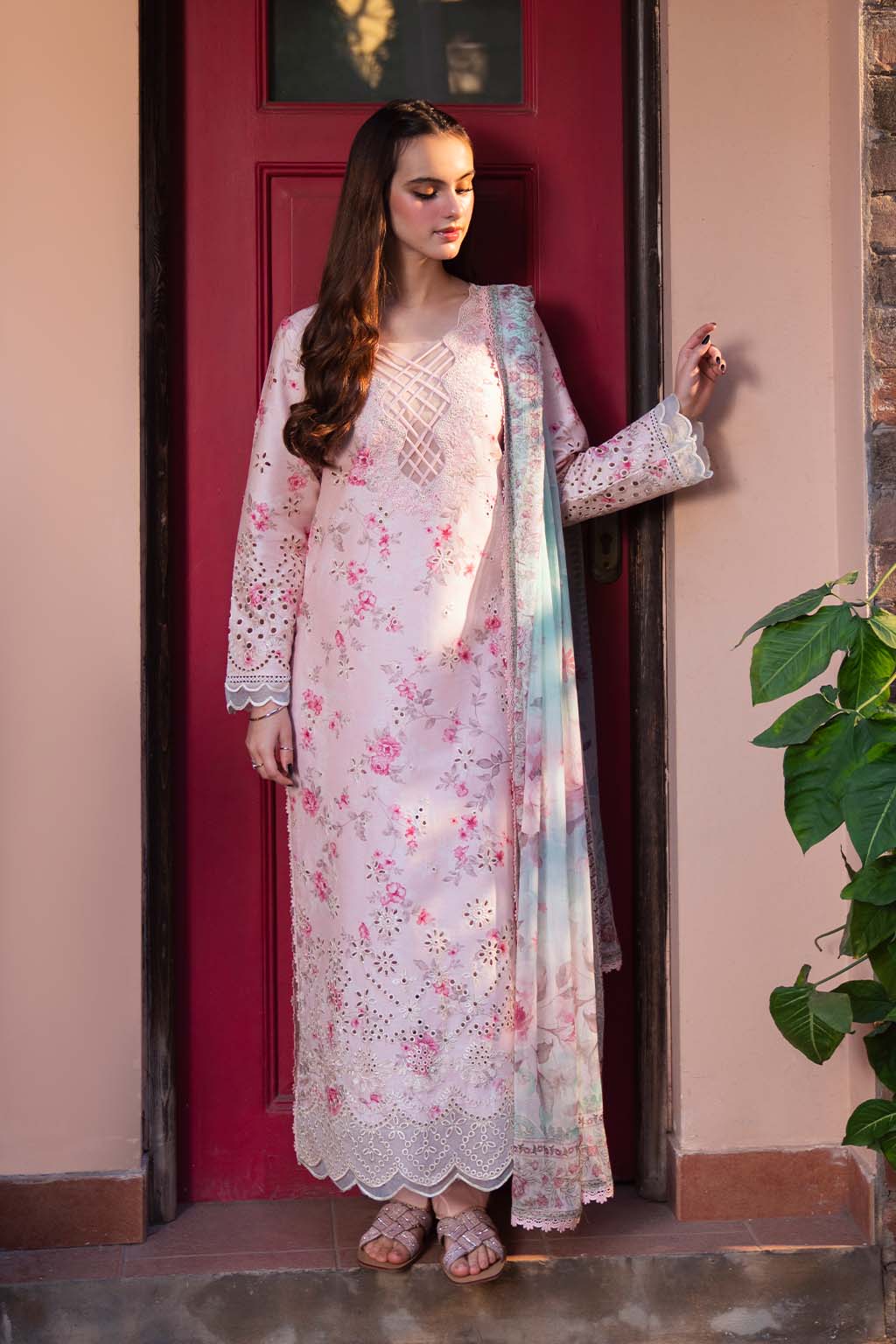 Neeshay | Summer Lines Printkari 25 | PECHE - Official Neeshay stockist in UK - Sakeena London