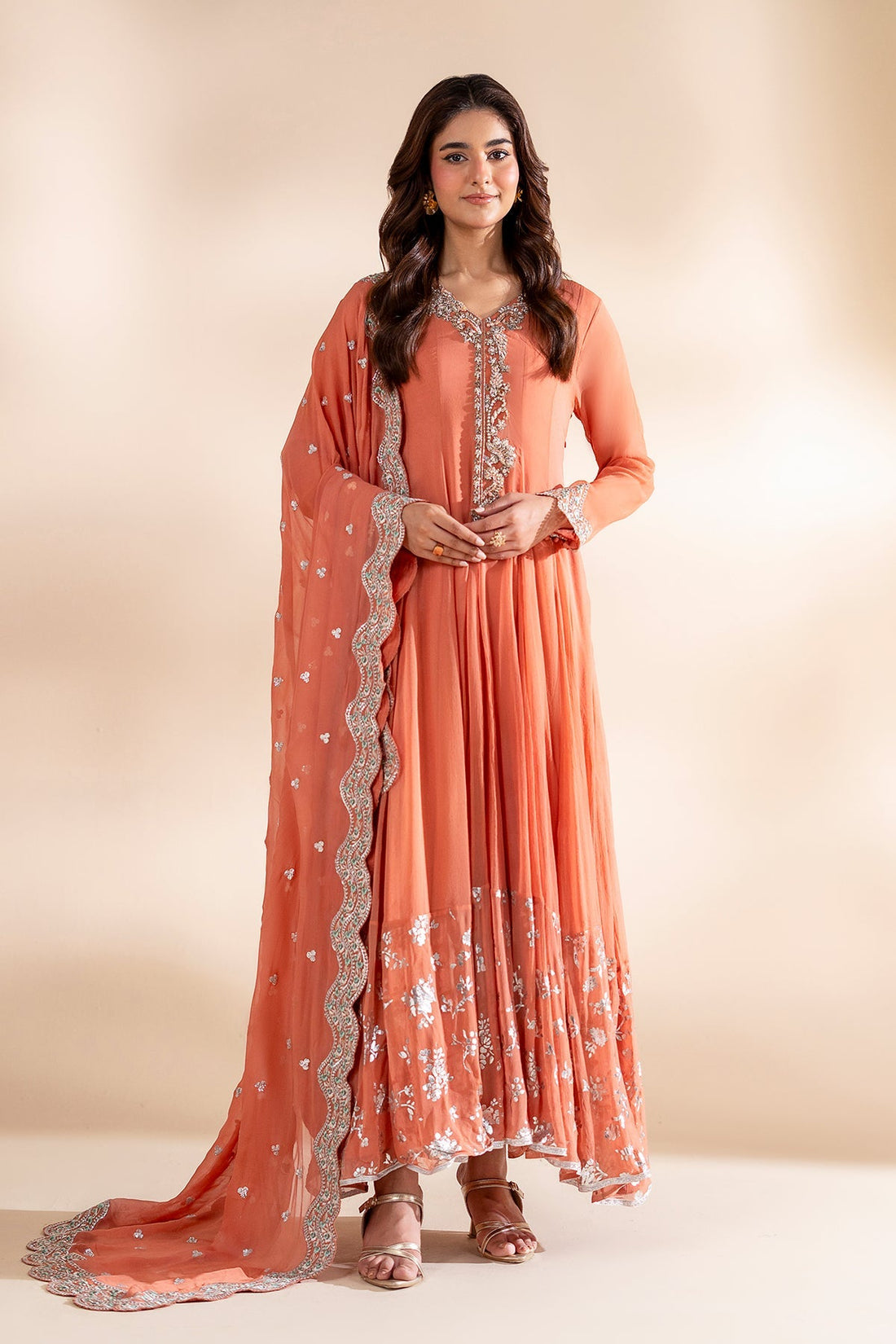 Charizma | Festive Pret | 3-PC Embroidered Chiffon CMA-6-418 by Charizma – Pakistani designer wear