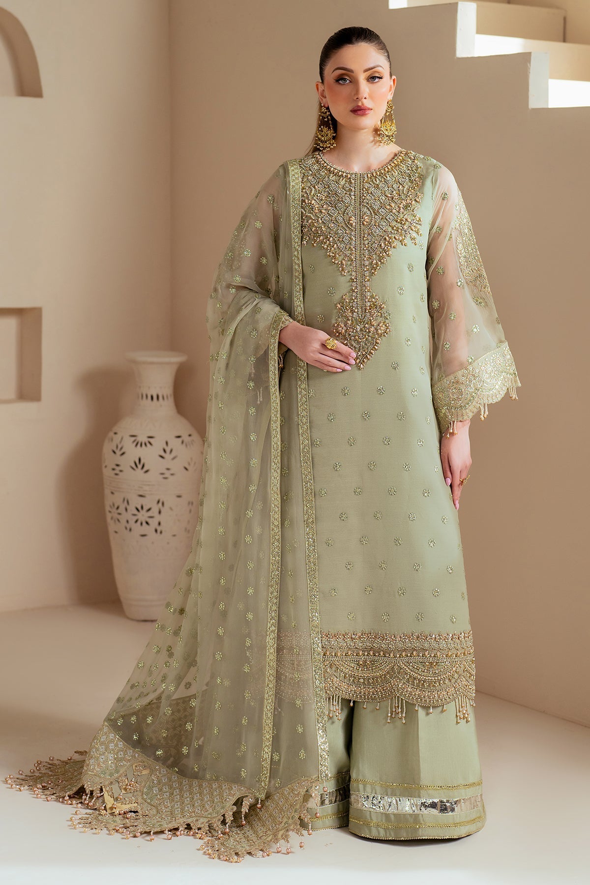Alizeh | Aymal Chiffon | AF-BHM-4042-Alish - Official Alizeh stockist in UK - Sakeena London