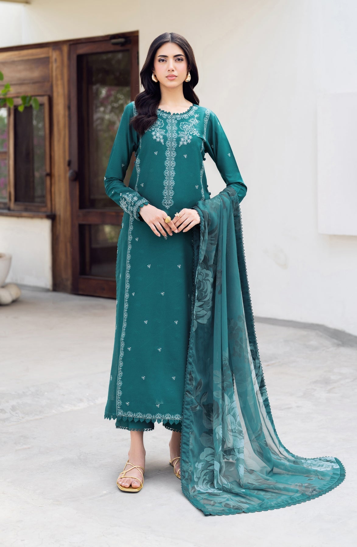 Zarif | Nura Textured Lawn 25 | NUSA - Official Zarif stockist in UK - Sakeena London