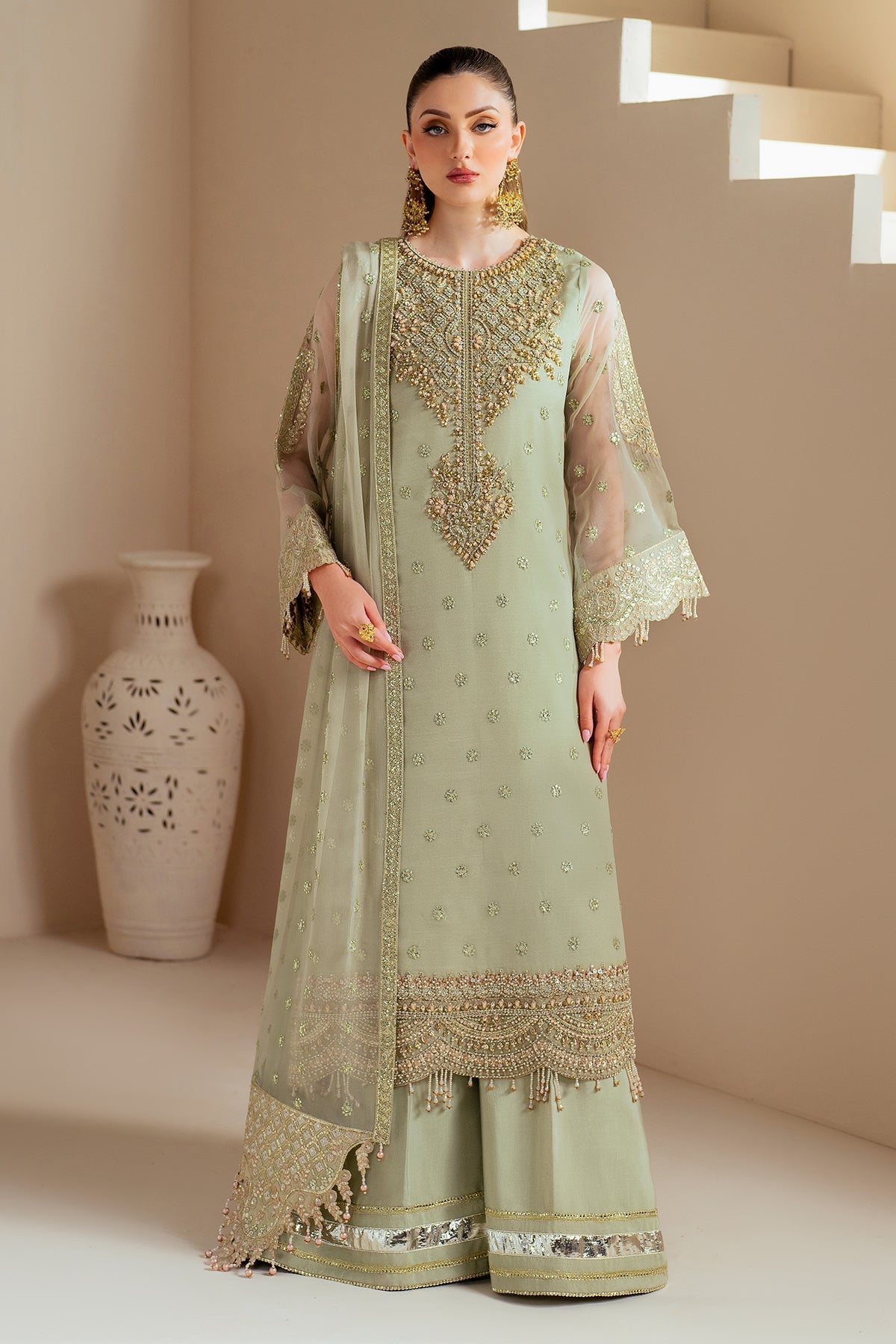 Alizeh | Aymal Chiffon | AF-BHM-4042-Alish - Official Alizeh stockist in UK - Sakeena London