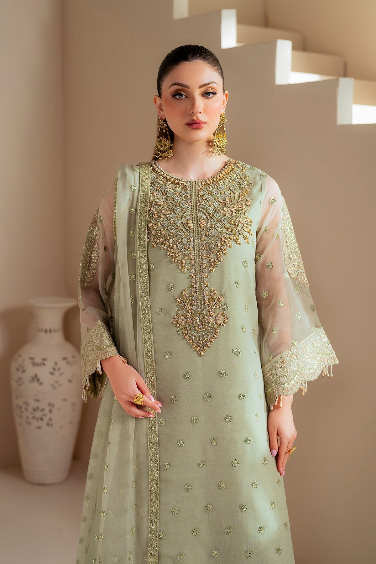 Alizeh | Aymal Chiffon | AF-BHM-4042-Alish - Official Alizeh stockist in UK - Sakeena London