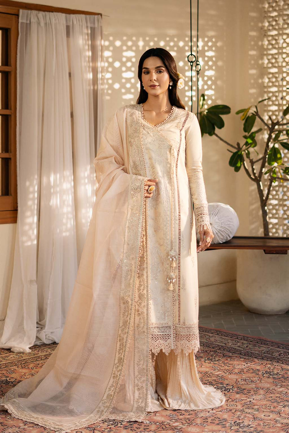 Zarposh | Sajni Lawn 25 | Mehmal - Official Zarposh stockist in UK - Sakeena London