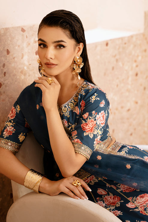 Zarposh | Elara Formals | Charmeuse - Official Zarposh stockist in UK - Sakeena London