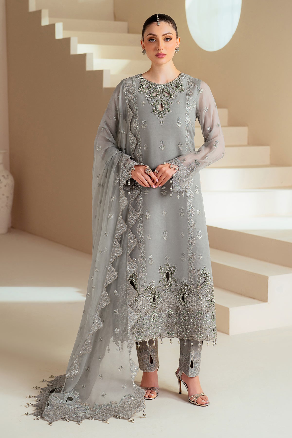 Alizeh | Aymal Chiffon | AF-BHM-4046-Ahvi - Official Alizeh stockist in UK - Sakeena London