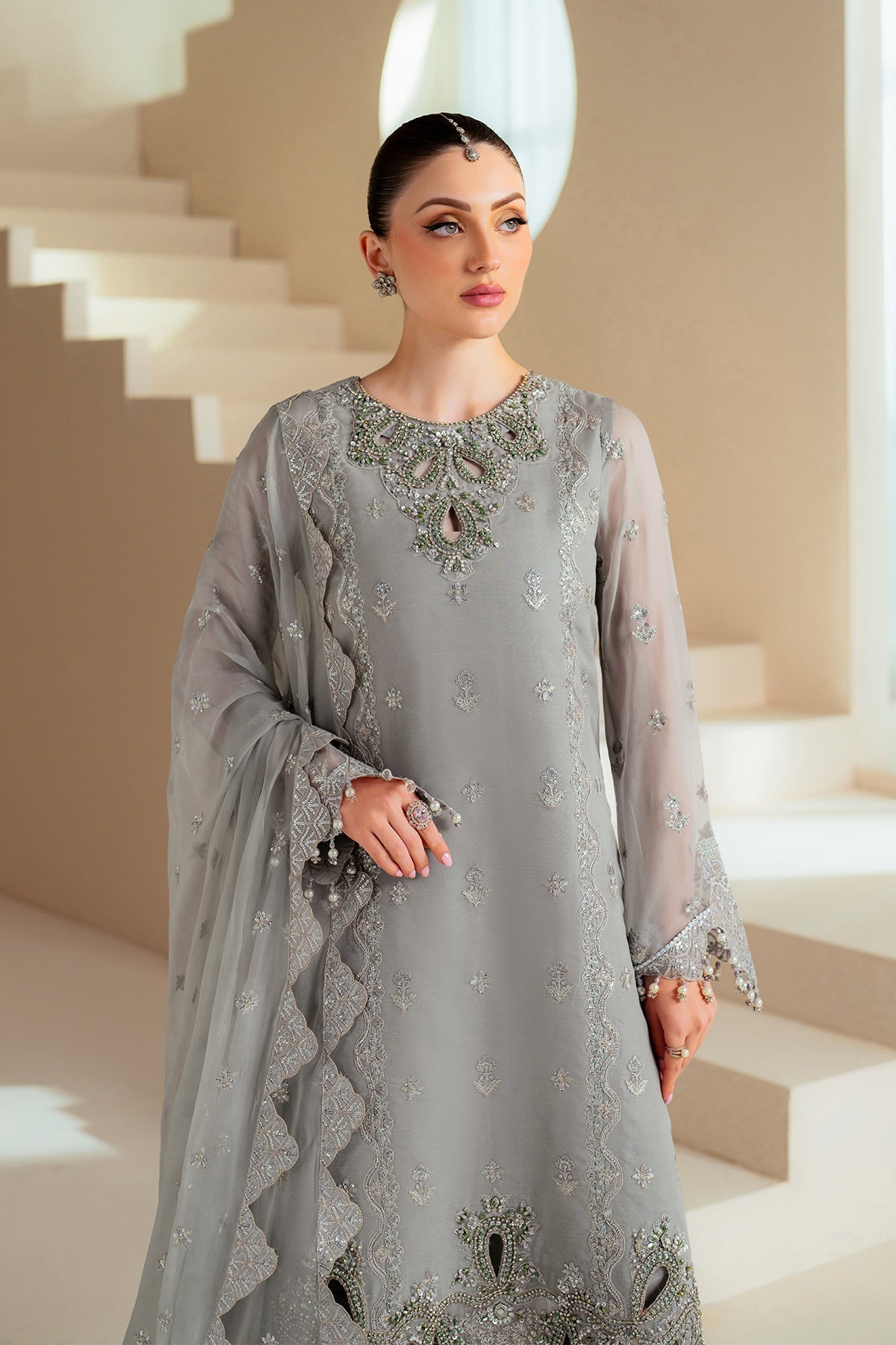 Alizeh | Aymal Chiffon | AF-BHM-4046-Ahvi - Official Alizeh stockist in UK - Sakeena London