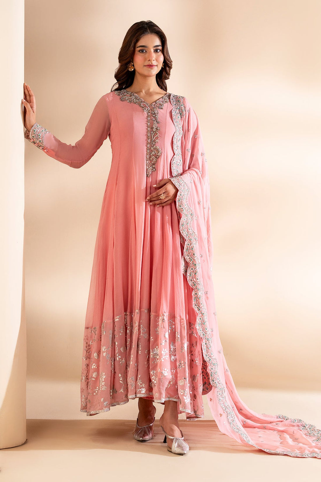 Charizma | Festive Pret | 3-PC Embroidered Chiffon CMA-6-417 by Charizma – Pakistani designer wear