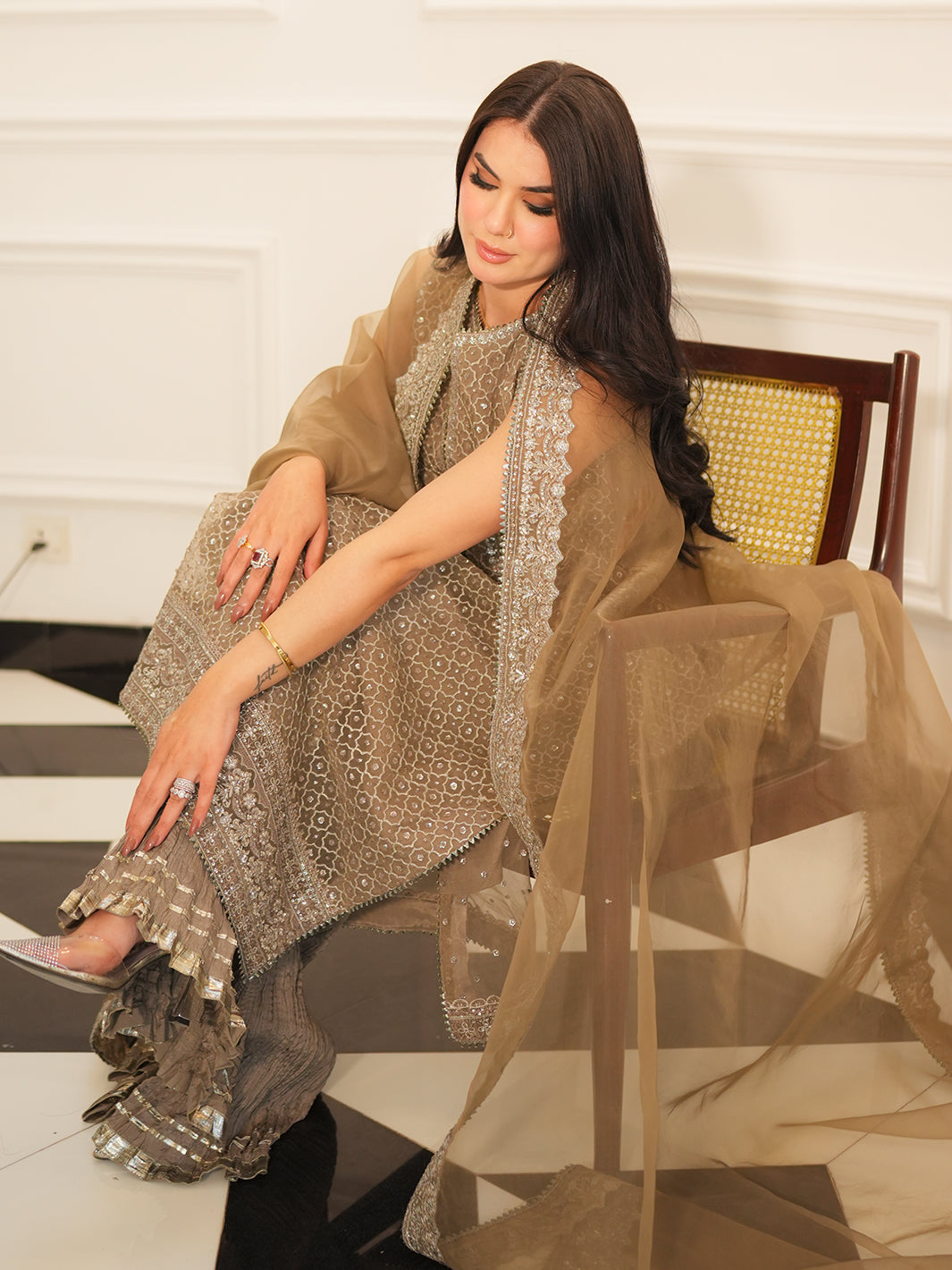 Faiza Faisal | Mayal Festive Pret 25 | DINA - Official Faiza Faisal stockist in UK - Sakeena London