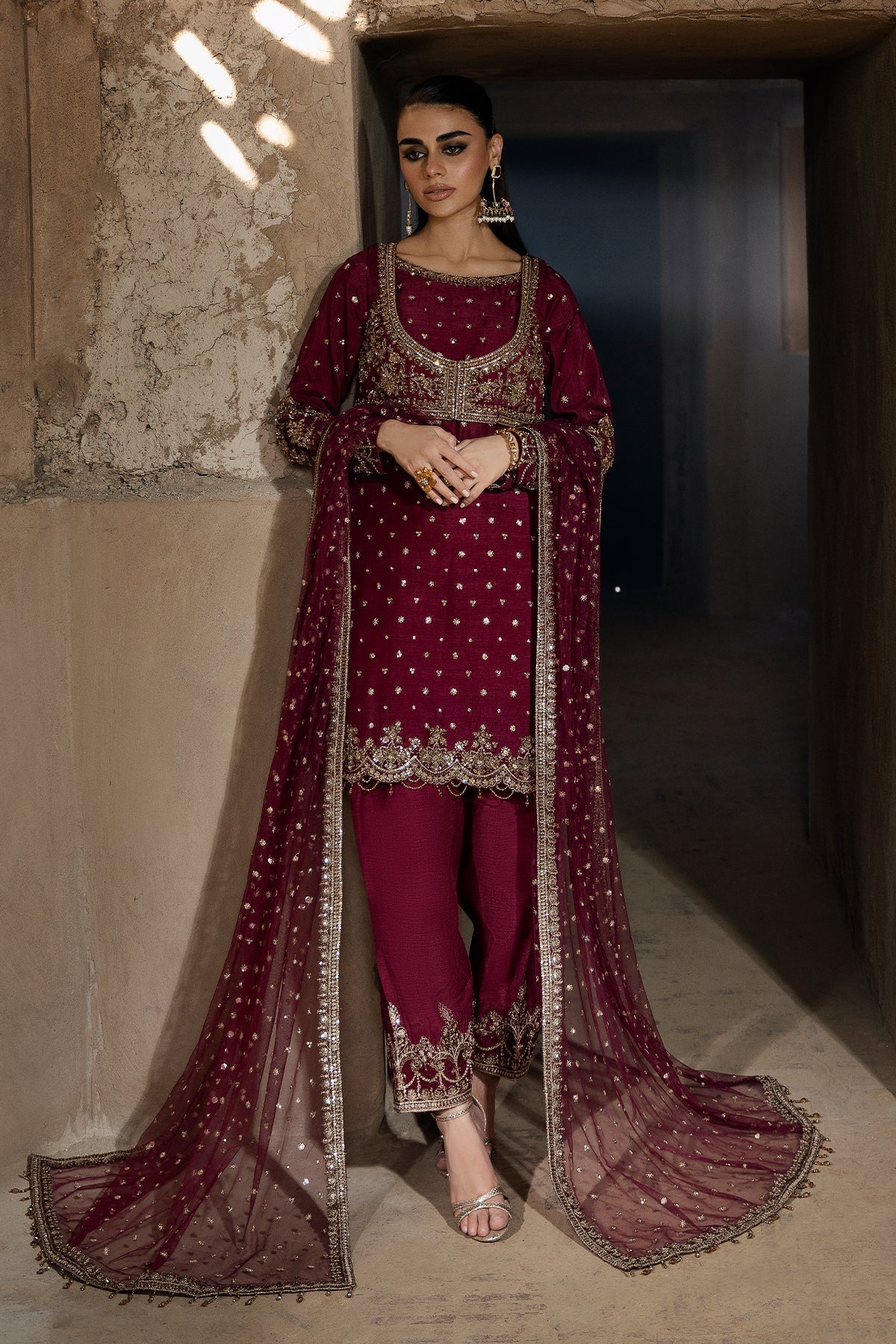 Mina Kashif | Virsa Wedding Formals | Mohini - Official Mina Kashif stockist in UK - Sakeena London