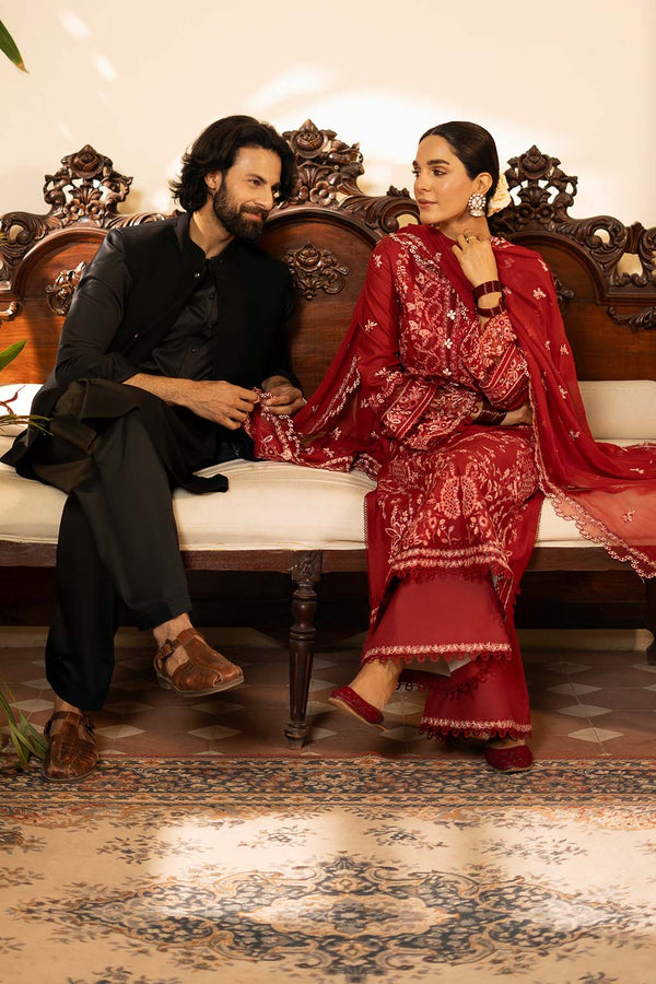 Zarposh | Sajni Lawn 25 | Noorjah - Official Zarposh stockist in UK - Sakeena London