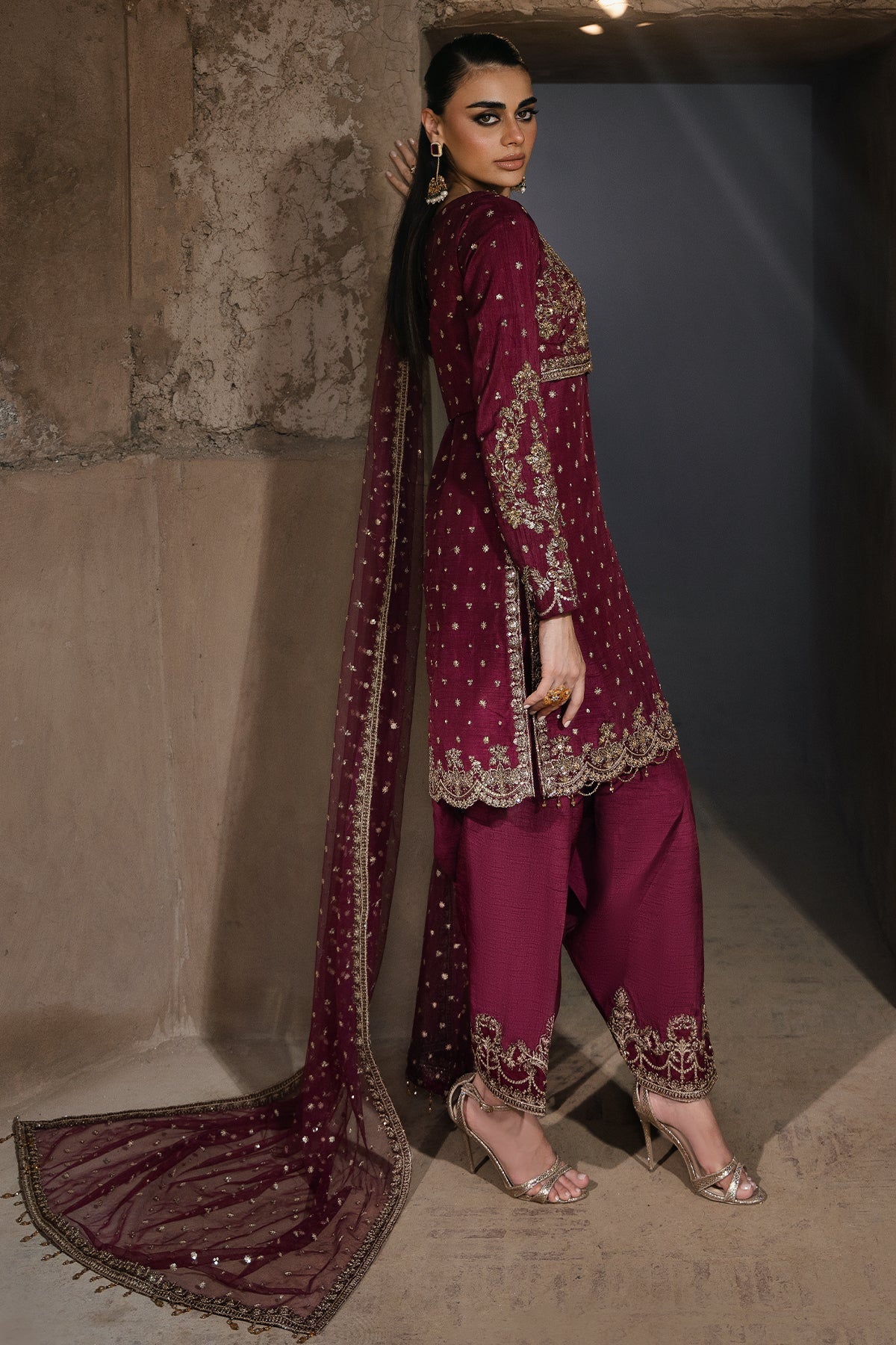 Mina Kashif | Virsa Wedding Formals | Mohini - Official Mina Kashif stockist in UK - Sakeena London