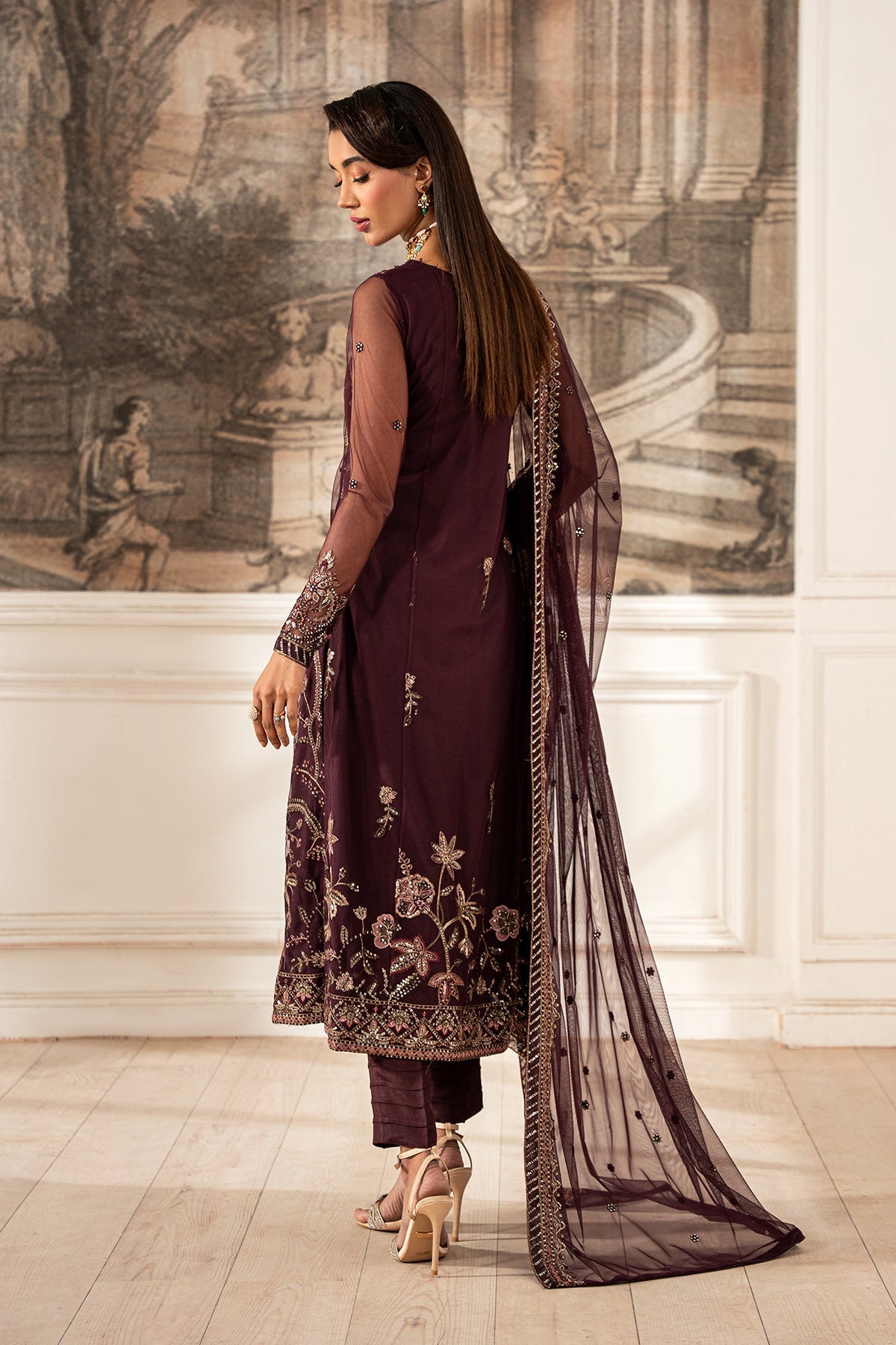 Zarif | Formal Edit 25 | ZFE-06 DAHLIA - Official Zarif stockist in UK - Sakeena London