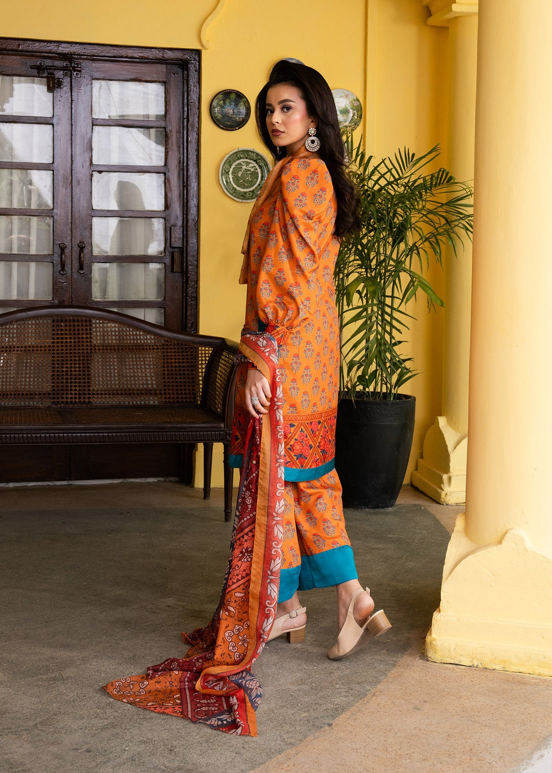 Maria Osama Khan | Retro Lawn 25 | Nehr - Official Maria Osama Khan stockist in UK - Sakeena London
