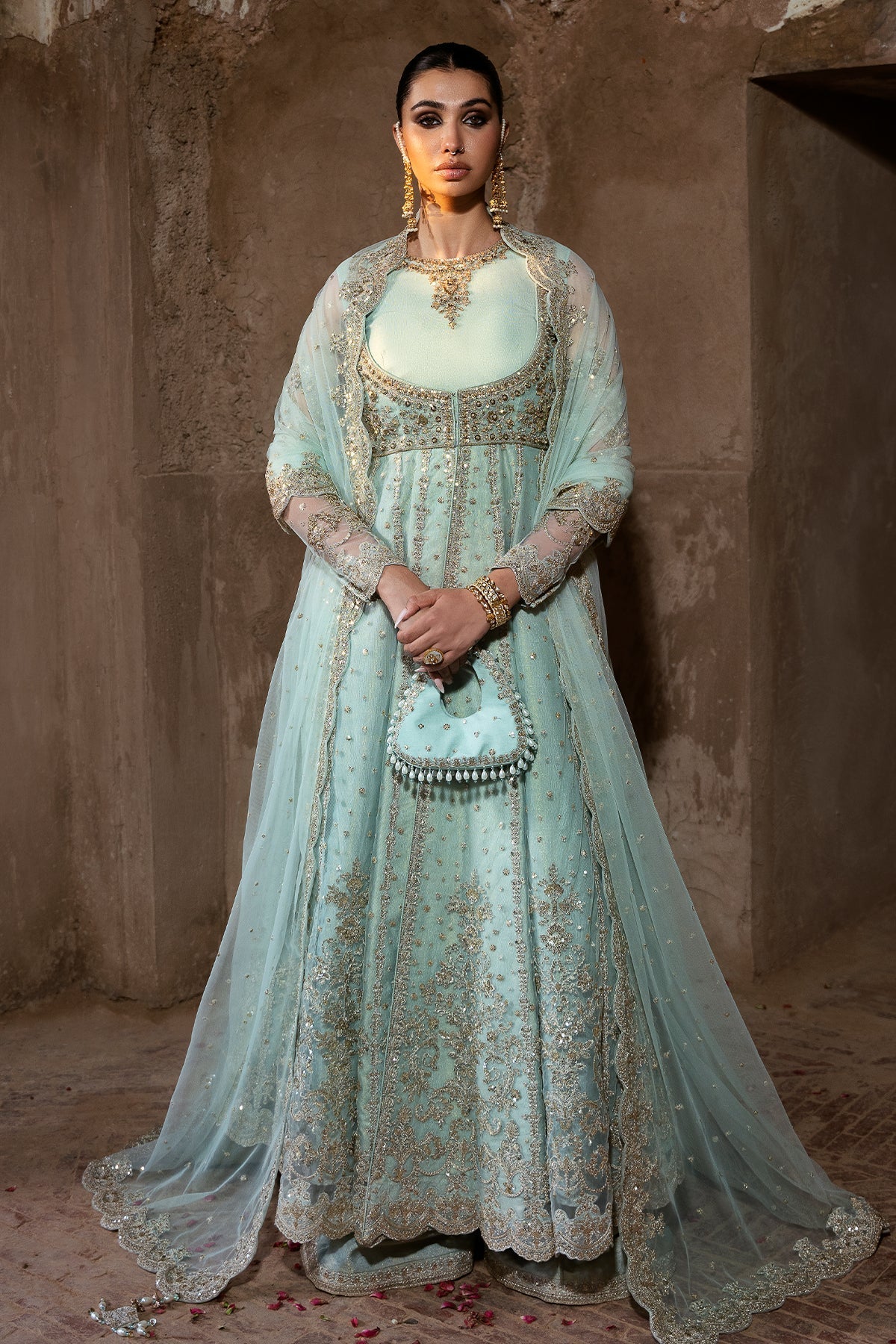 Mina Kashif | Virsa Wedding Formals | Safa - Official Mina Kashif stockist in UK - Sakeena London